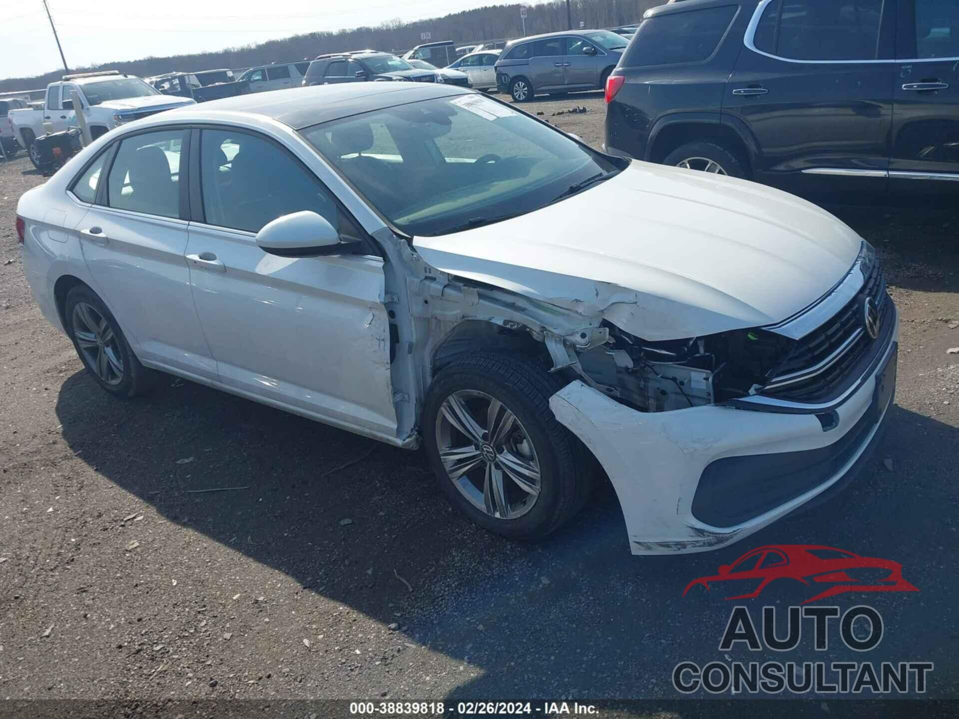 VOLKSWAGEN JETTA 2022 - 3VW7M7BU2NM018478