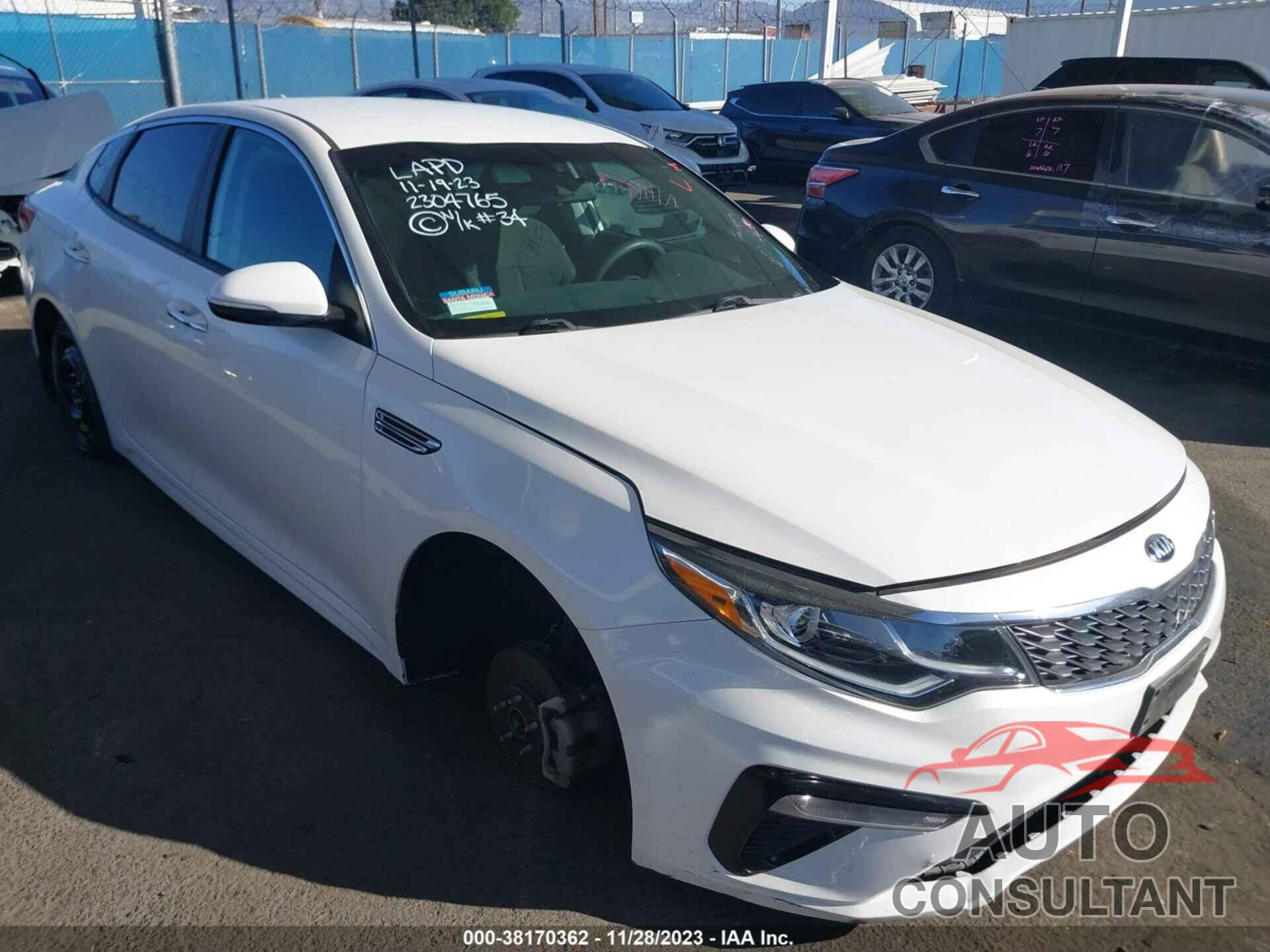 KIA OPTIMA 2019 - 5XXGT4L36KG324154