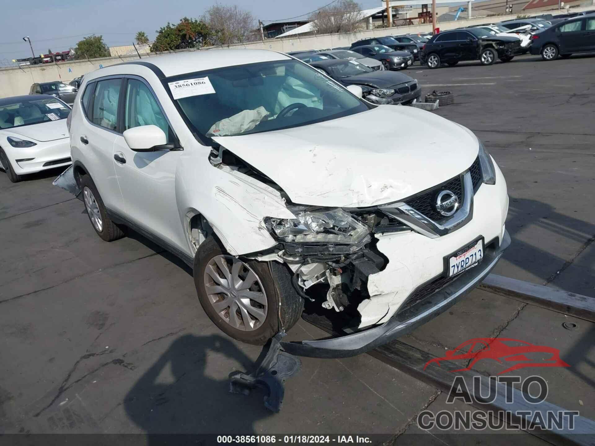 NISSAN ROGUE 2016 - 5N1AT2MT7GC772253