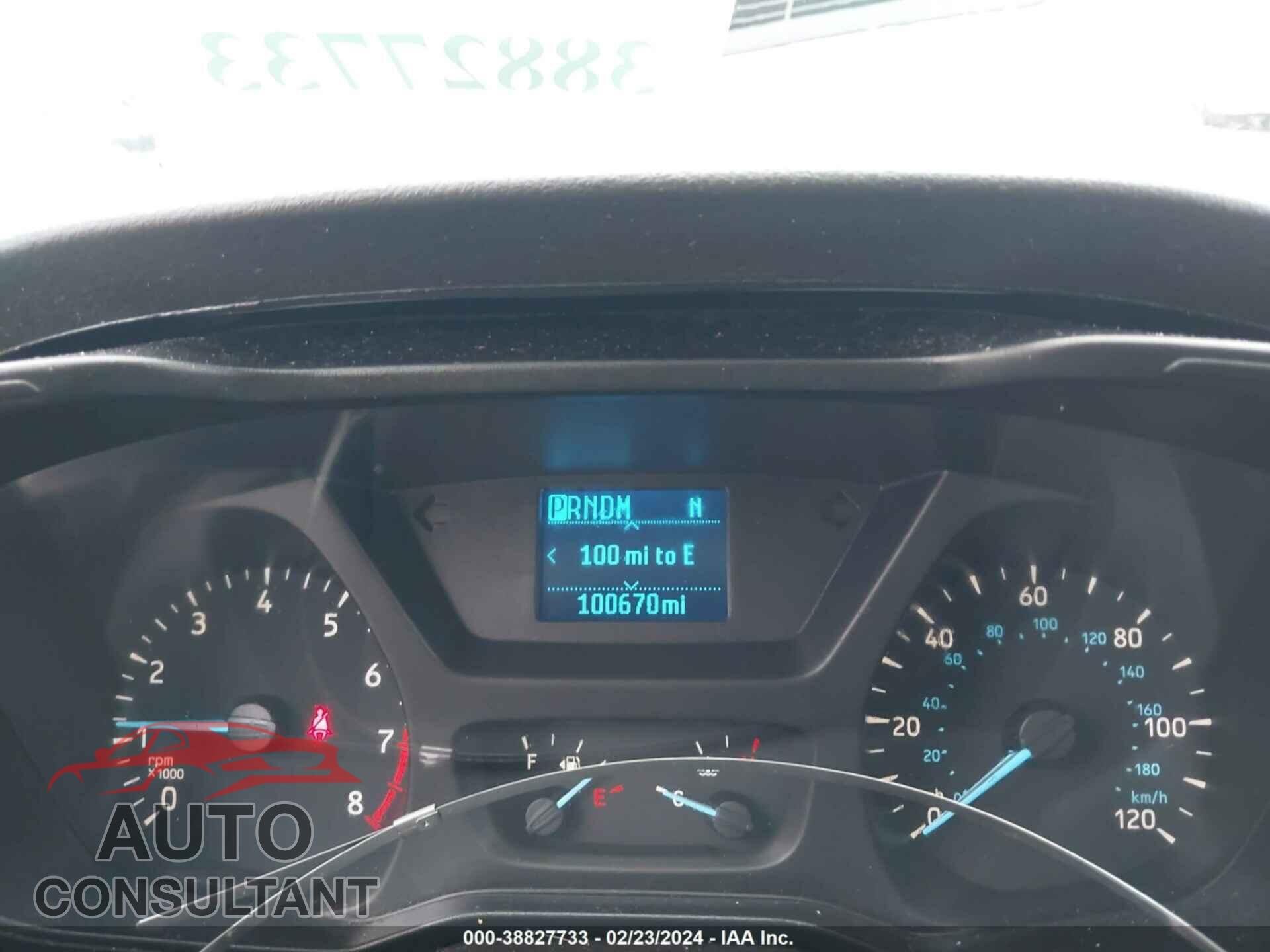 FORD TRANSIT-350 CAB 2019 - 1FDBF8ZM8KKA89783