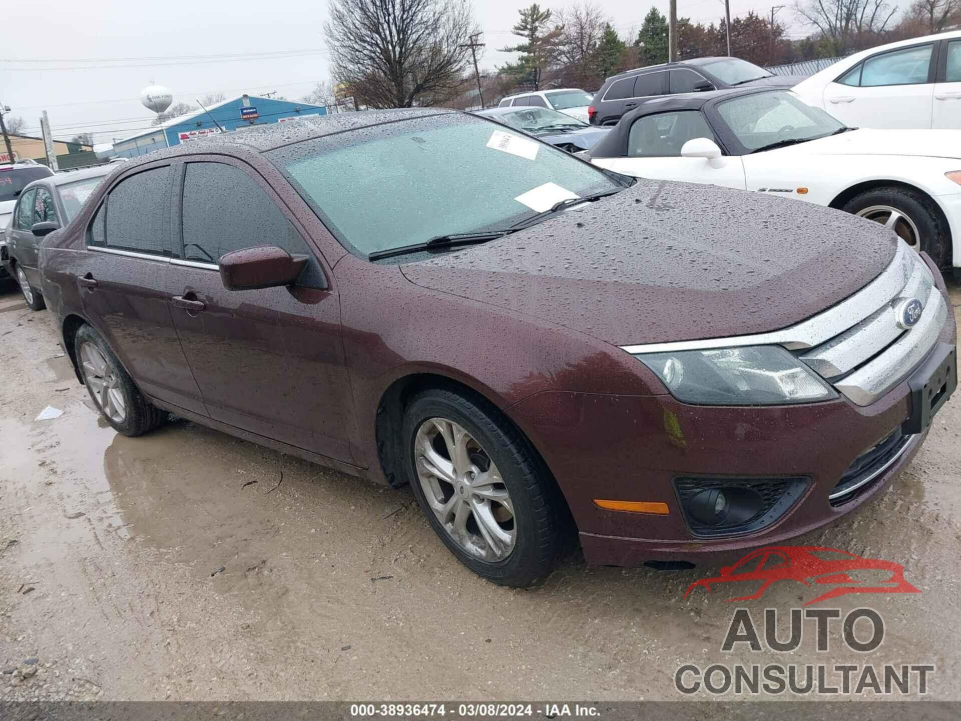 FORD FUSION 2012 - 3FAHP0HA7CR142819