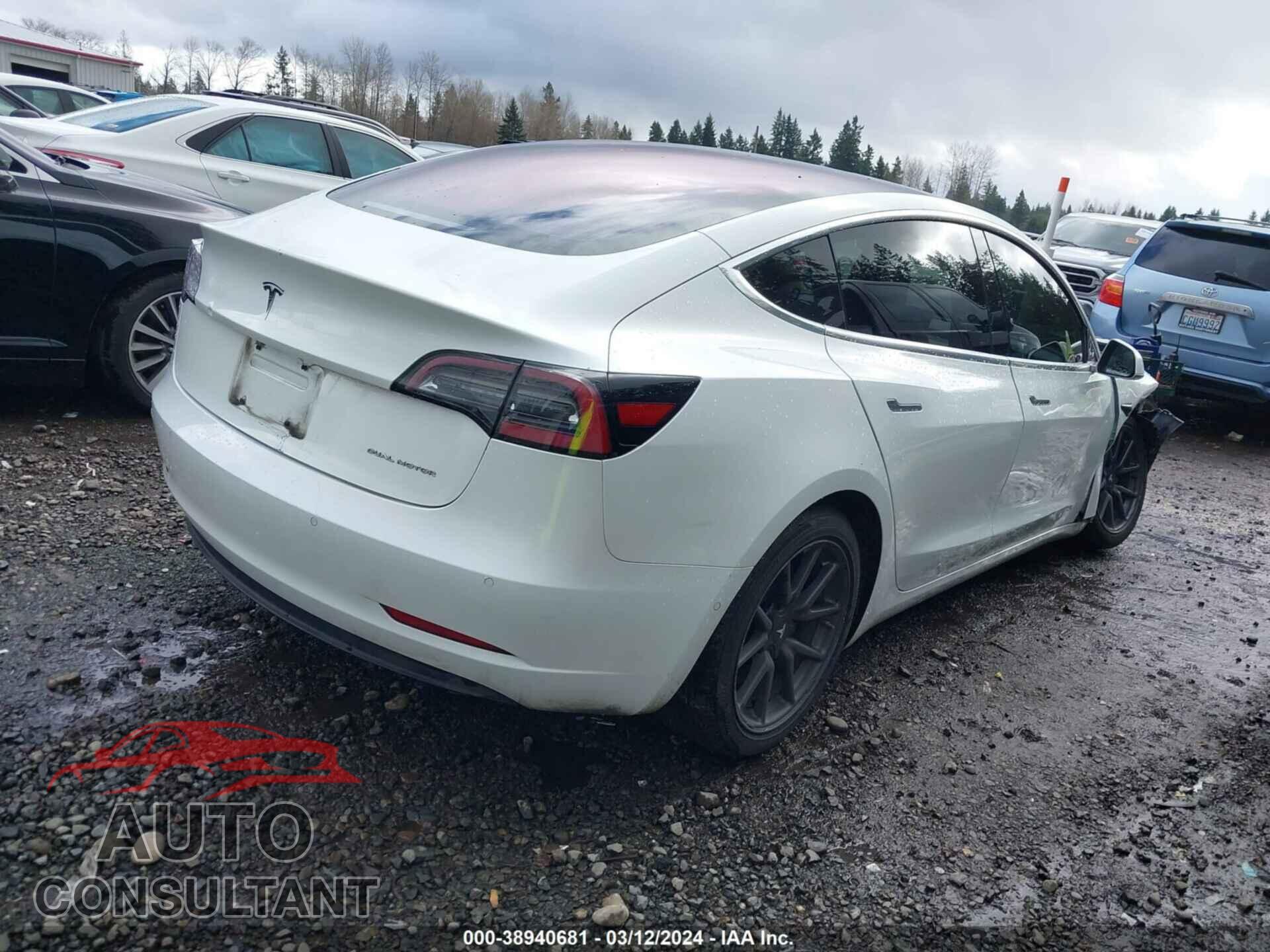 TESLA MODEL 3 2018 - 5YJ3E1EB4JF131191