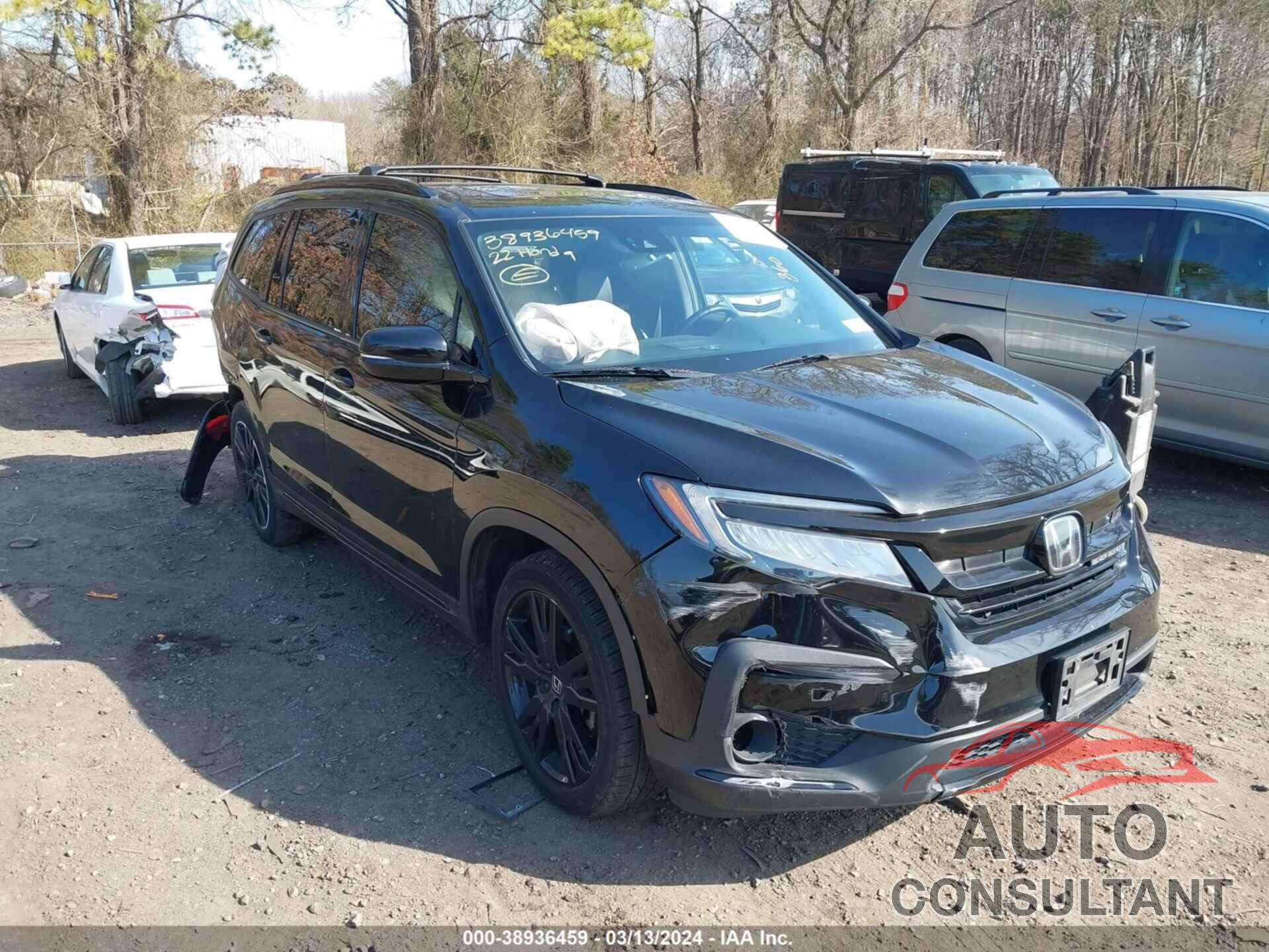 HONDA PILOT 2022 - 5FNYF6H72NB005540