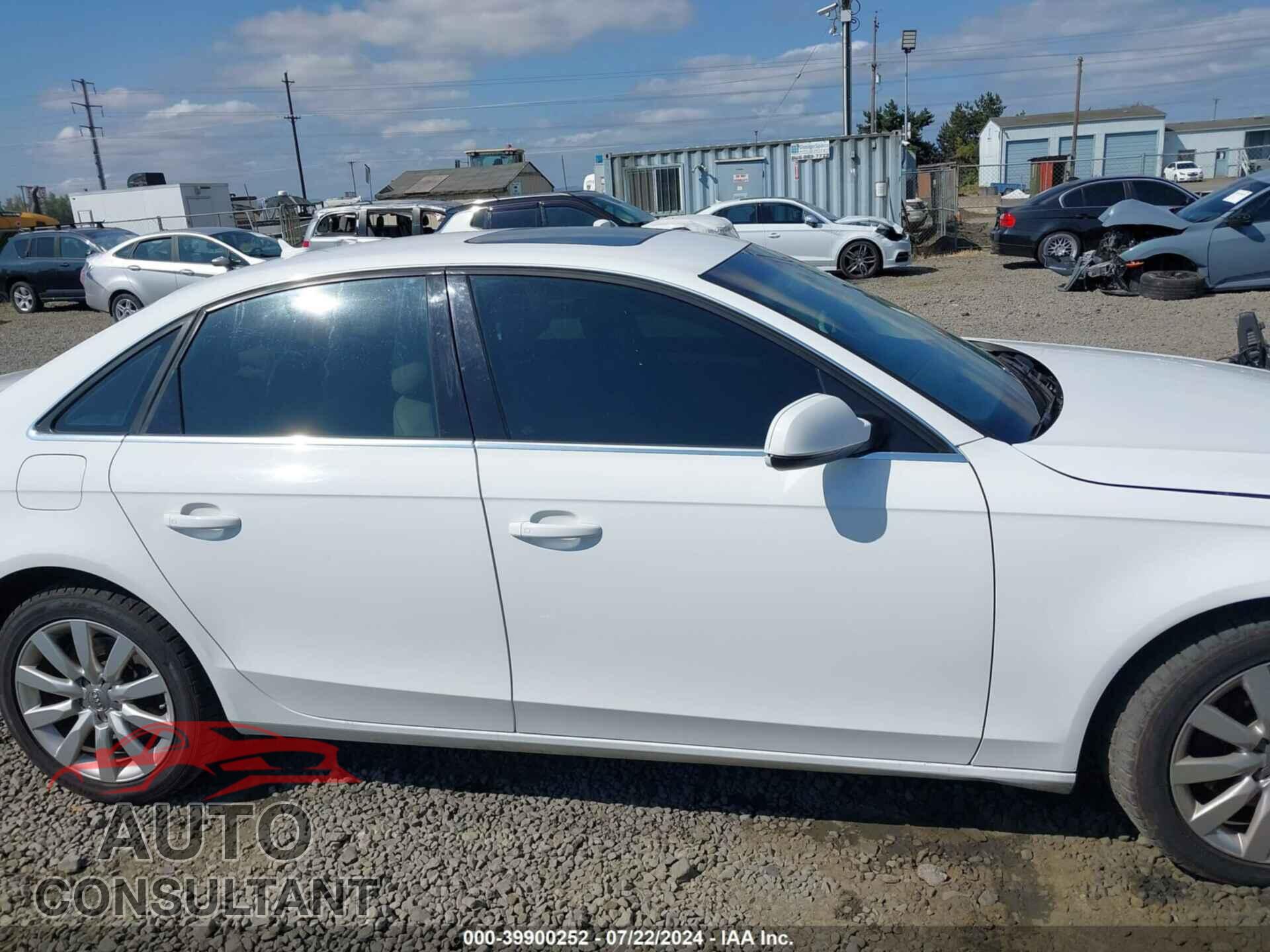 AUDI A4 2013 - WAUBFAFL0DA170502