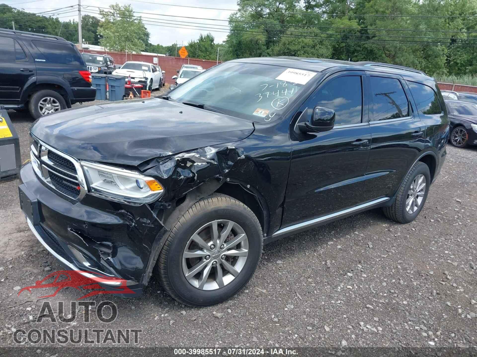 DODGE DURANGO 2017 - 1C4RDJAG2HC937441