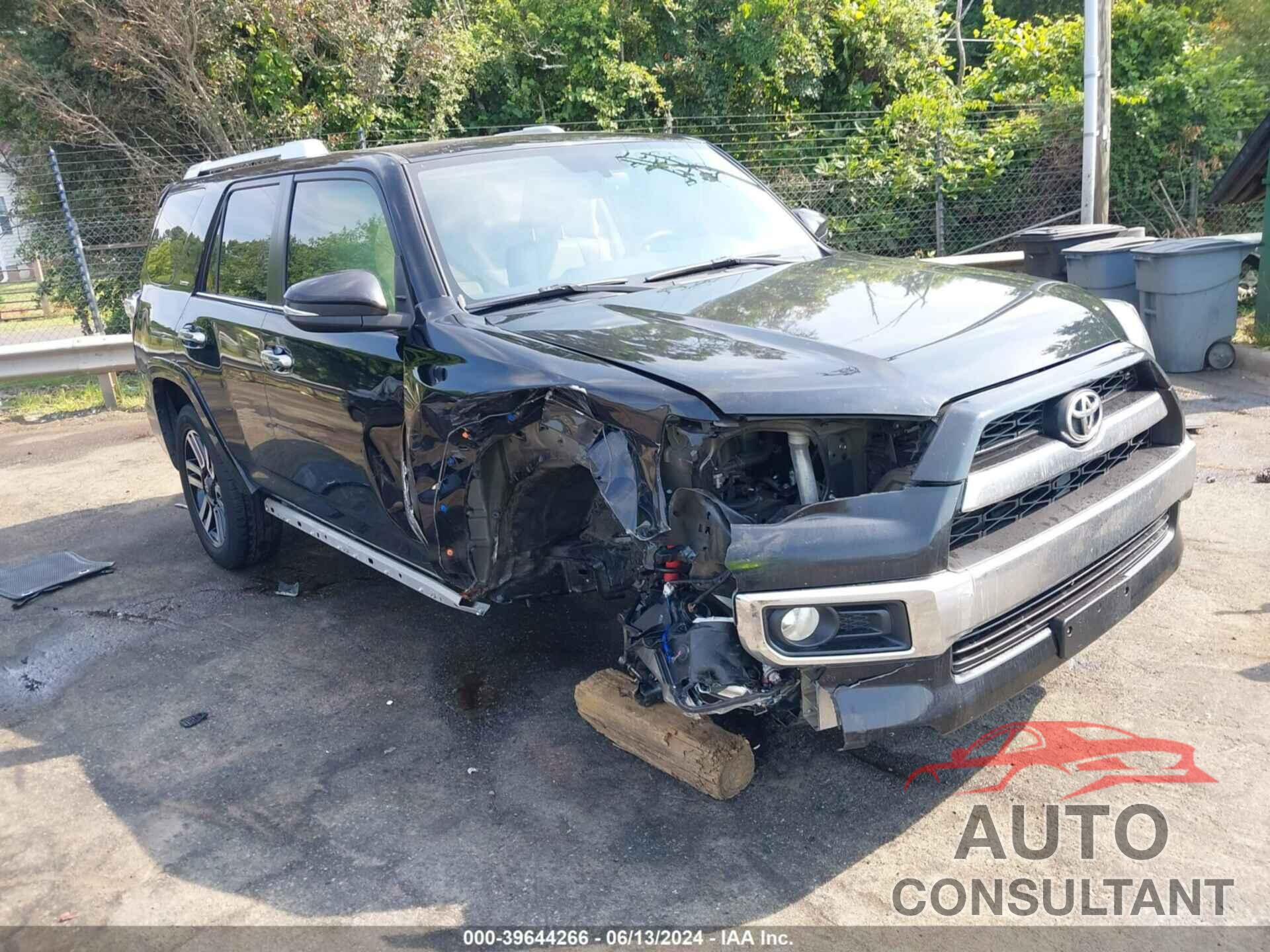 TOYOTA 4RUNNER 2019 - JTEBU5JR9K5658327