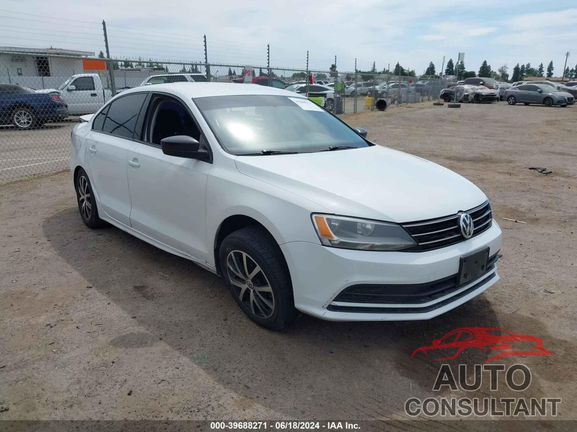 VOLKSWAGEN JETTA 2016 - 3VWD67AJ9GM359934