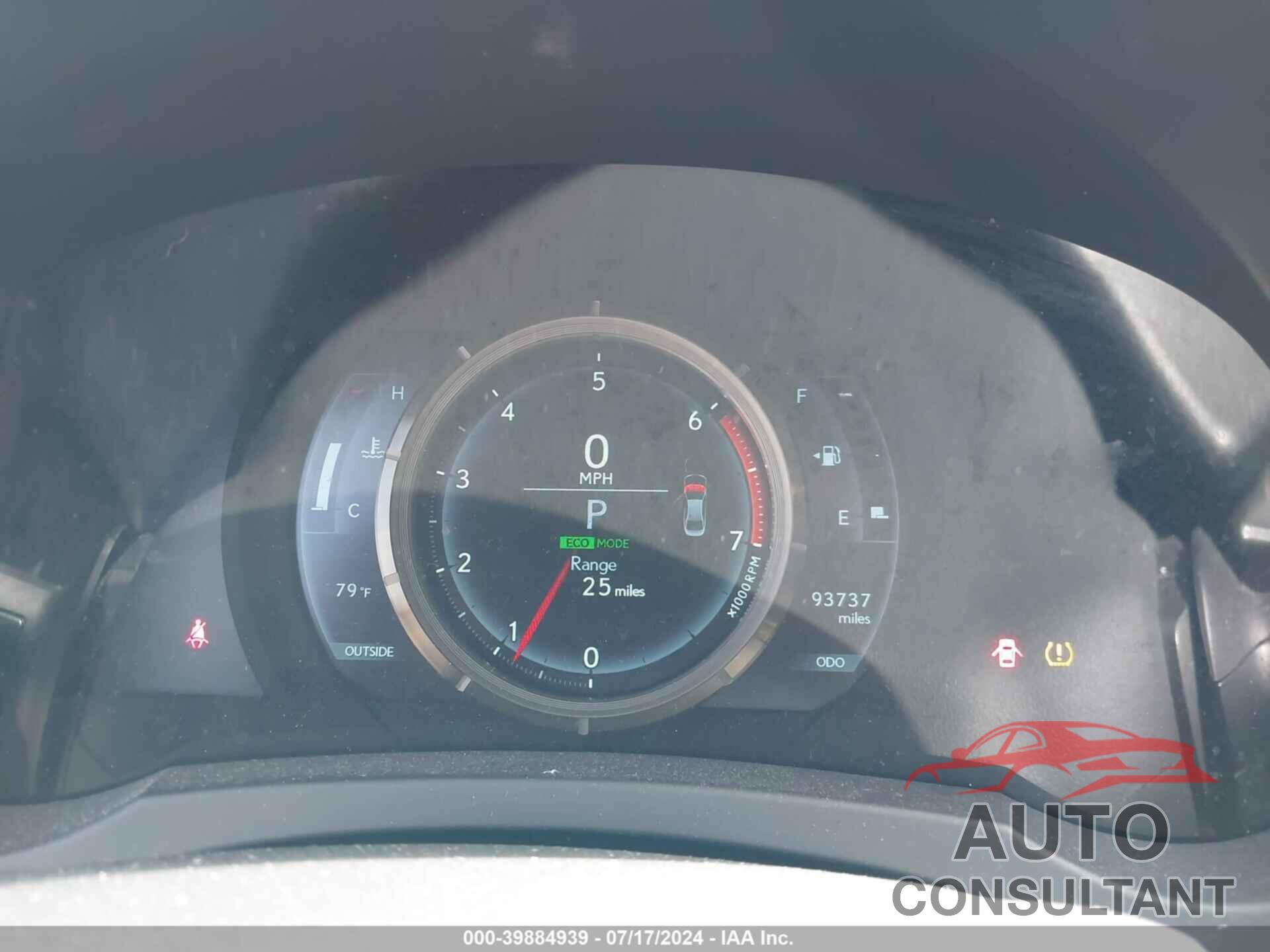 LEXUS IS 200T 2016 - JTHBA1D25G5015418