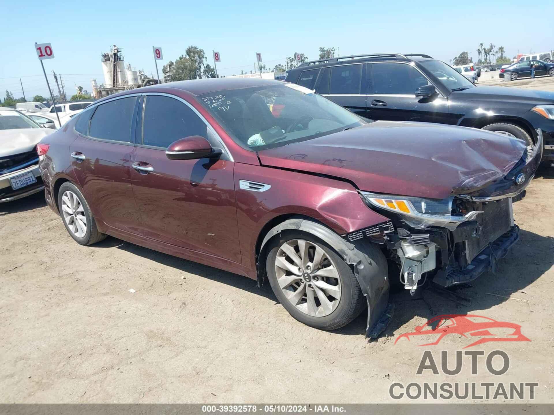 KIA OPTIMA 2016 - 5XXGU4L3XGG115018
