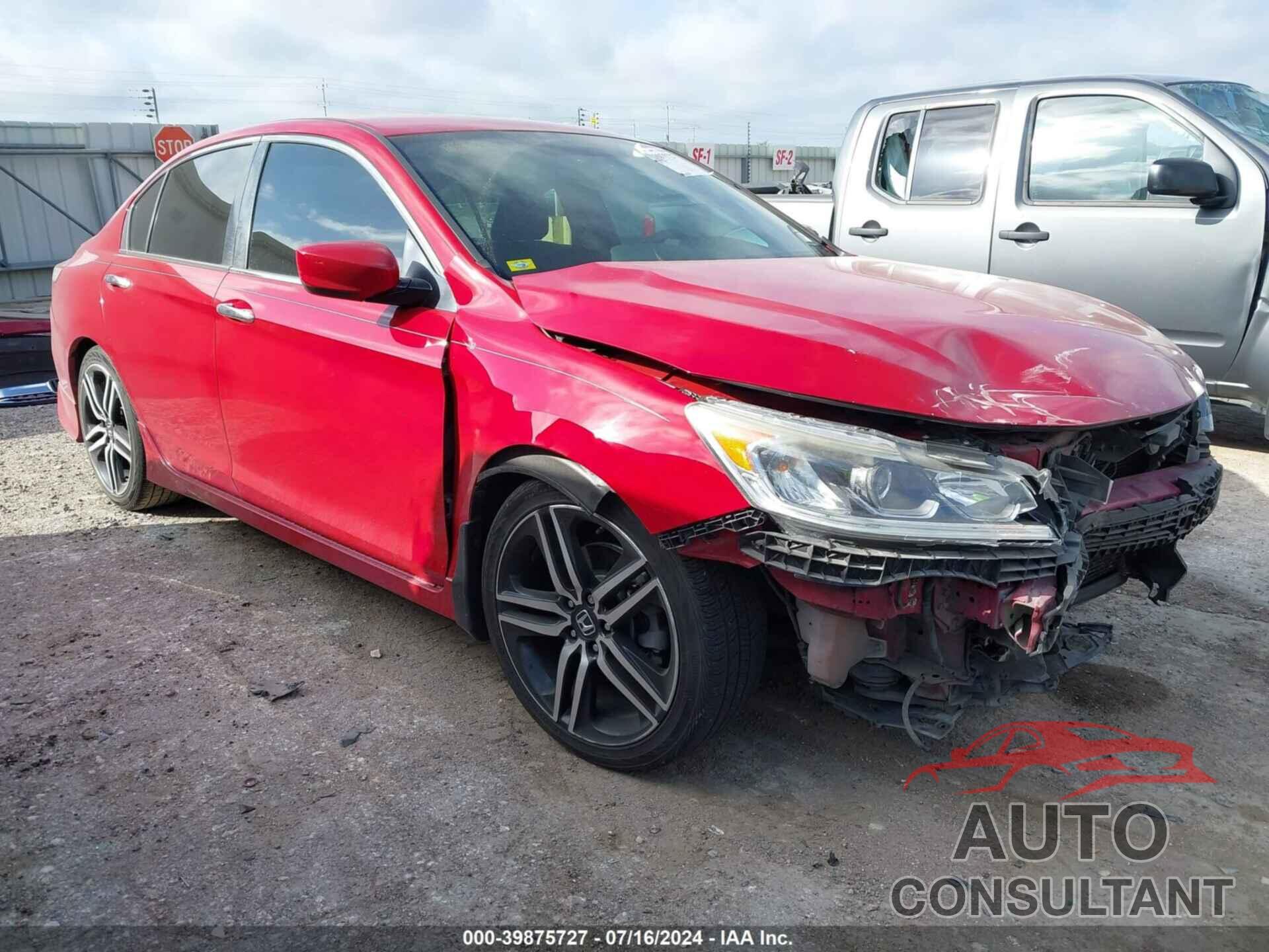 HONDA ACCORD 2017 - 1HGCR2F11HA001910