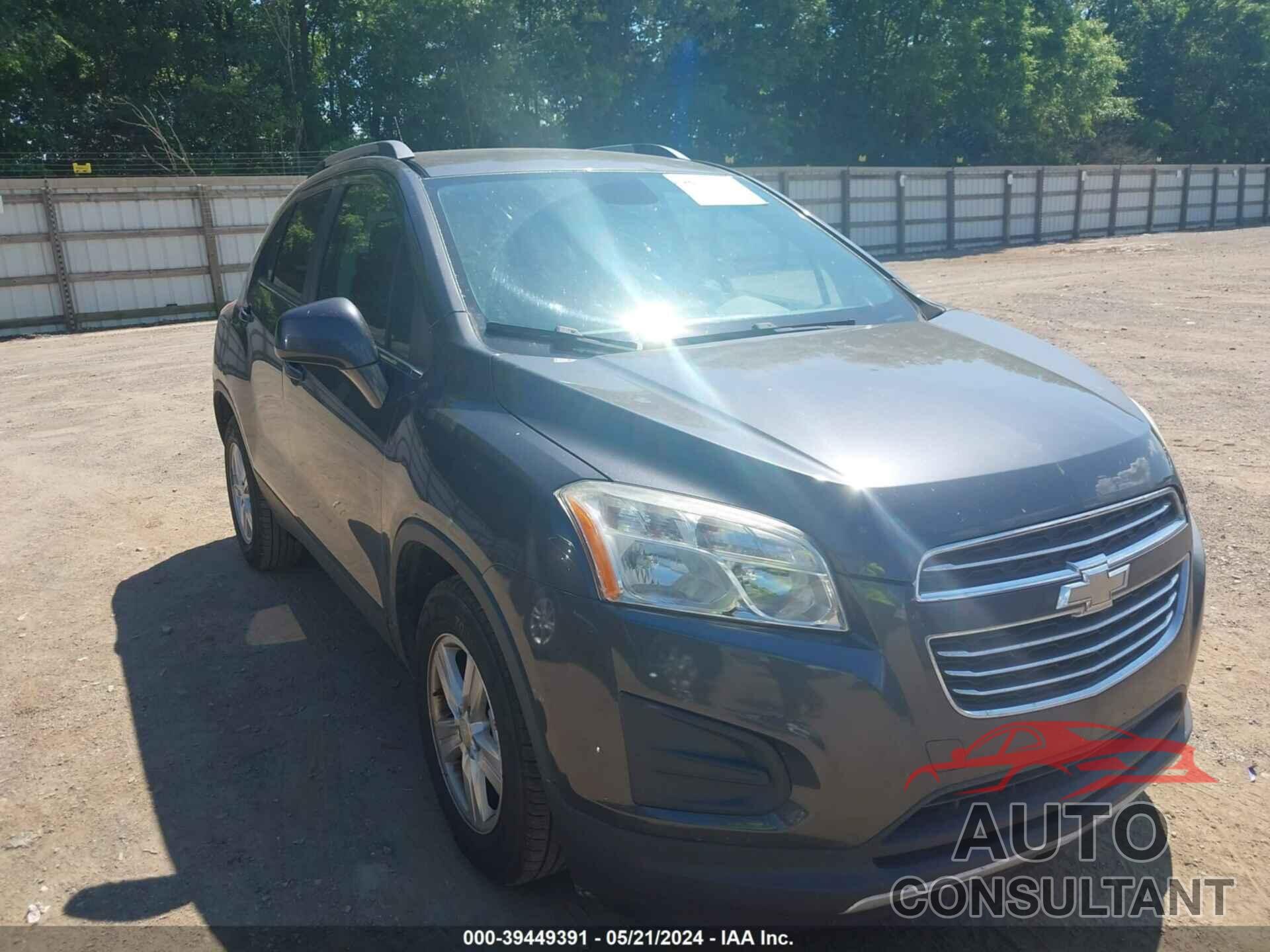 CHEVROLET TRAX 2016 - 3GNCJLSB9GL253753