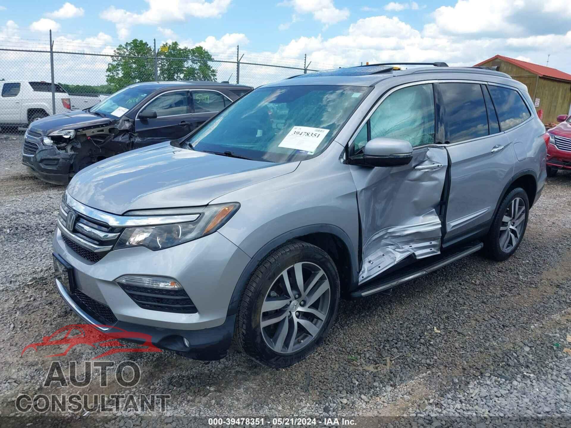 HONDA PILOT 2017 - 5FNYF6H9XHB035276