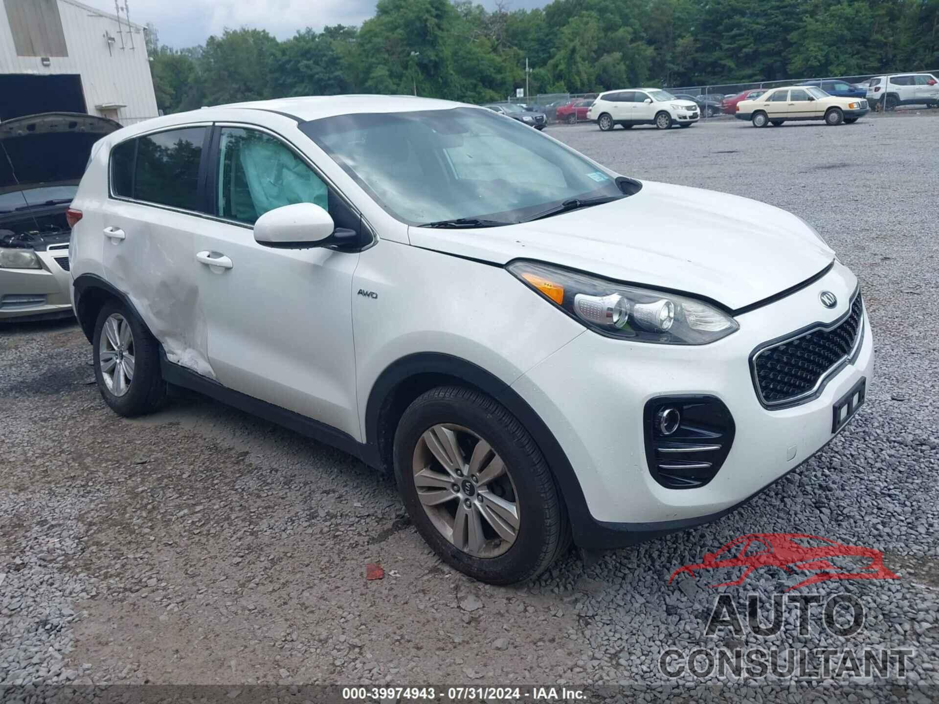 KIA SPORTAGE 2017 - KNDPMCAC9H7132948