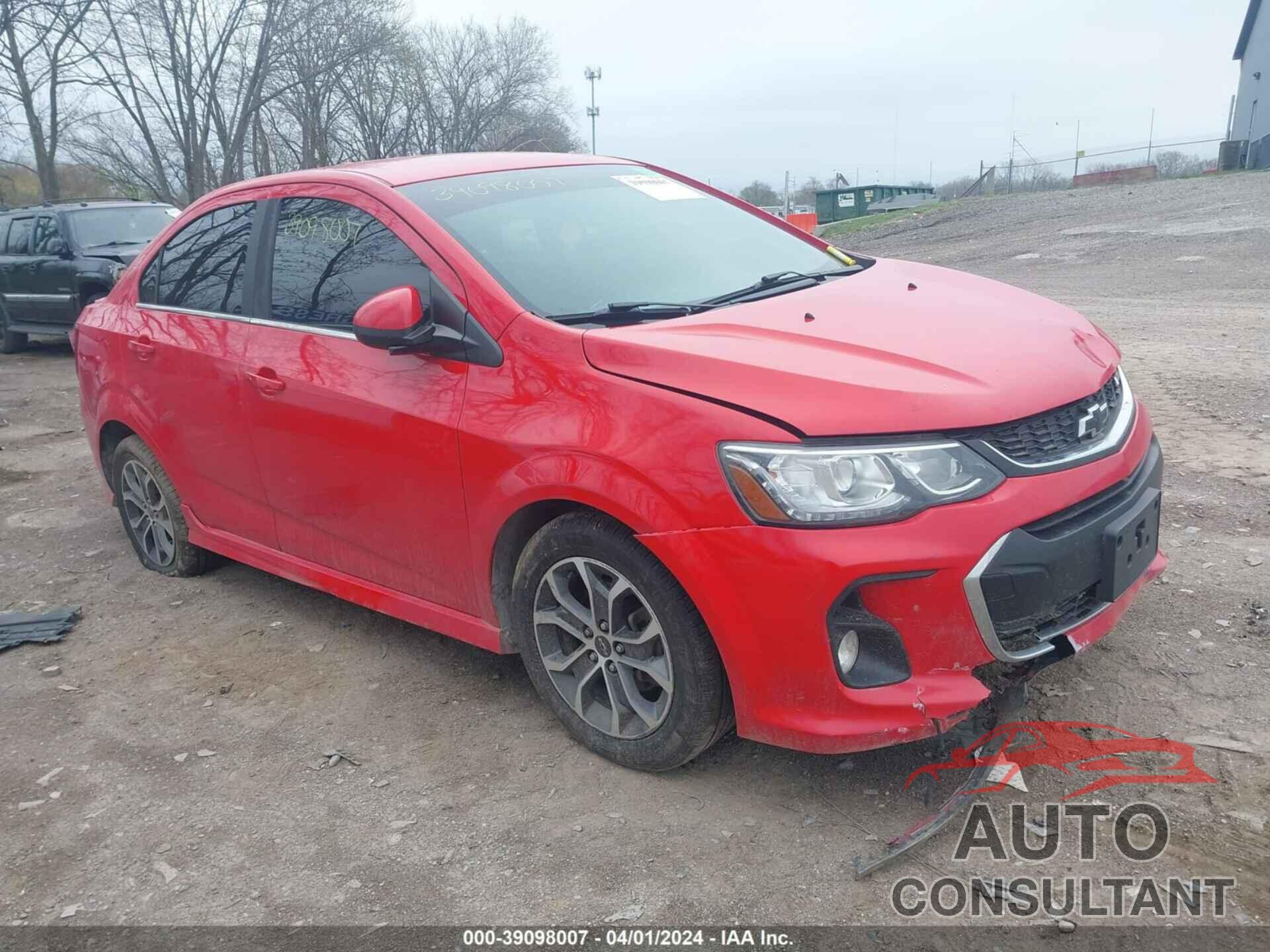 CHEVROLET SONIC 2019 - 1G1JD5SB5K4108686