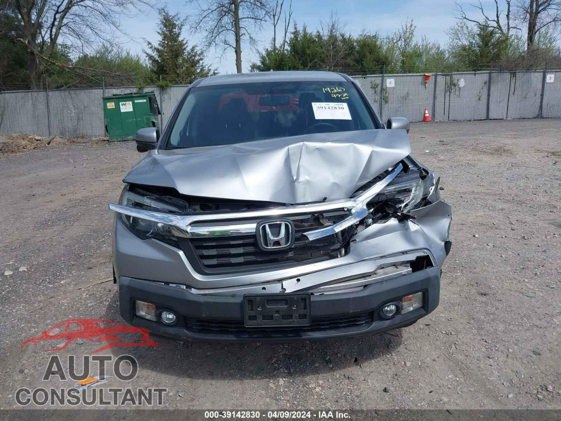 HONDA RIDGELINE 2017 - 5FPYK3F65HB005001