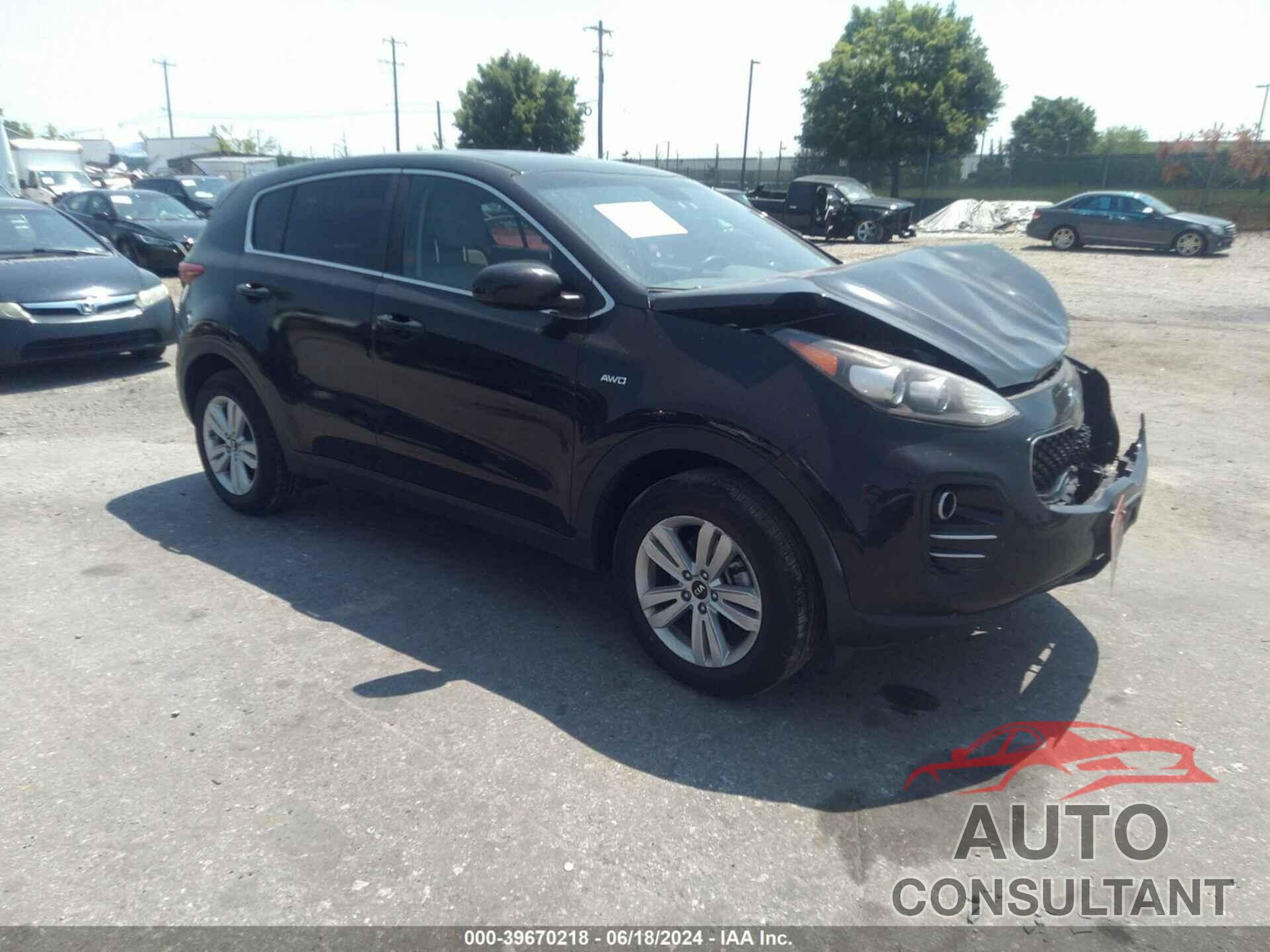 KIA SPORTAGE 2017 - KNDPMCACXH7260177