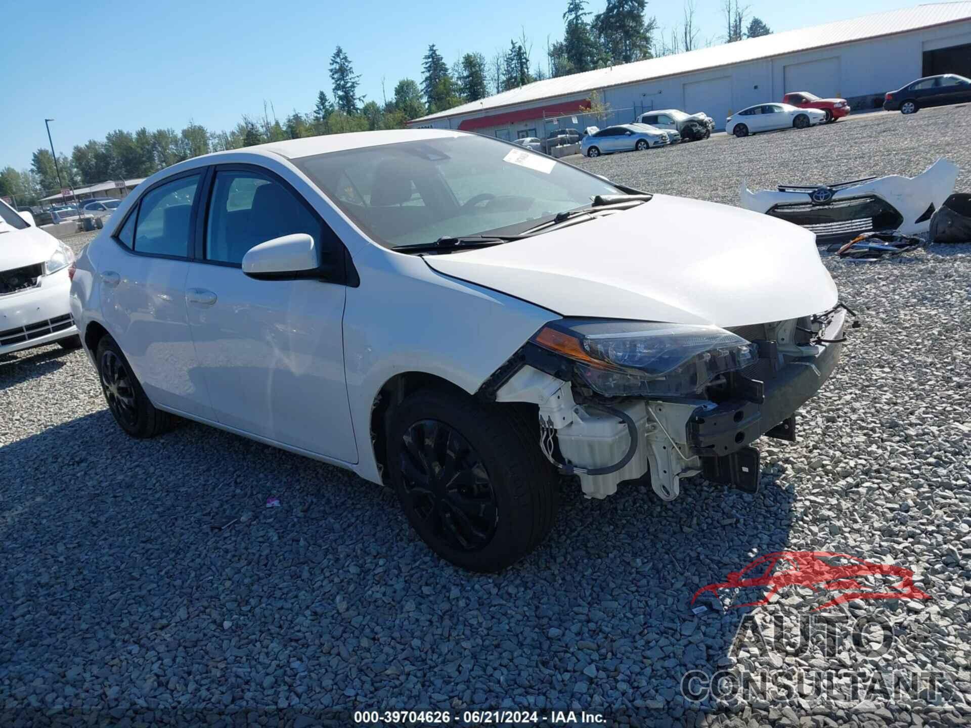 TOYOTA COROLLA 2017 - 2T1BURHE2HC920084