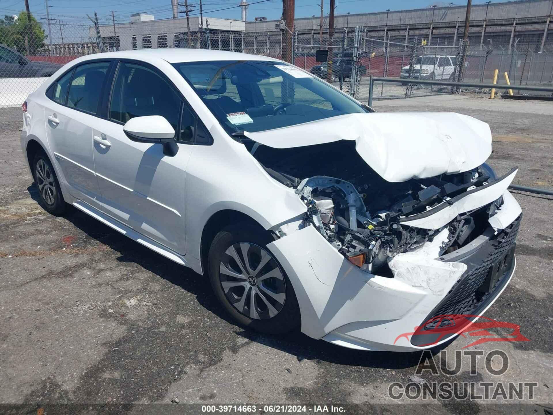 TOYOTA COROLLA 2022 - JTDEAMDE1N3008176