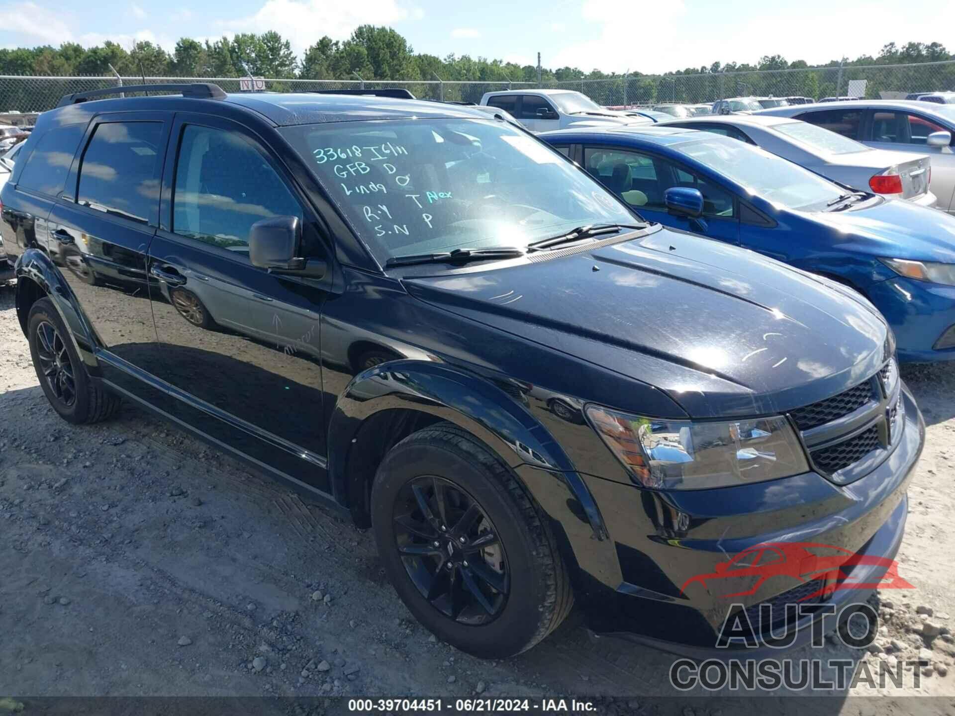 DODGE JOURNEY 2020 - 3C4PDCABXLT275936