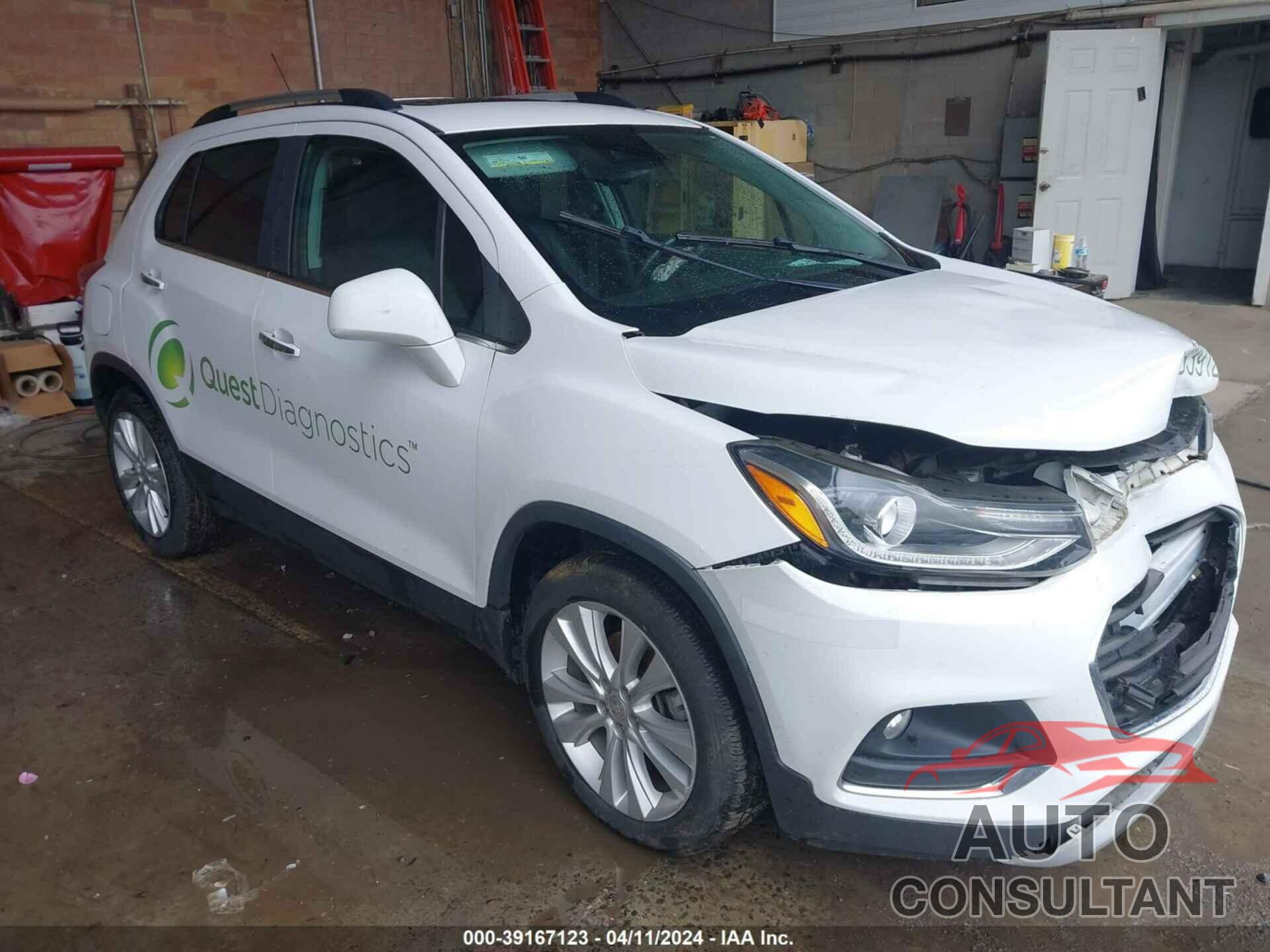 CHEVROLET TRAX 2018 - 3GNCJMSB1JL267336