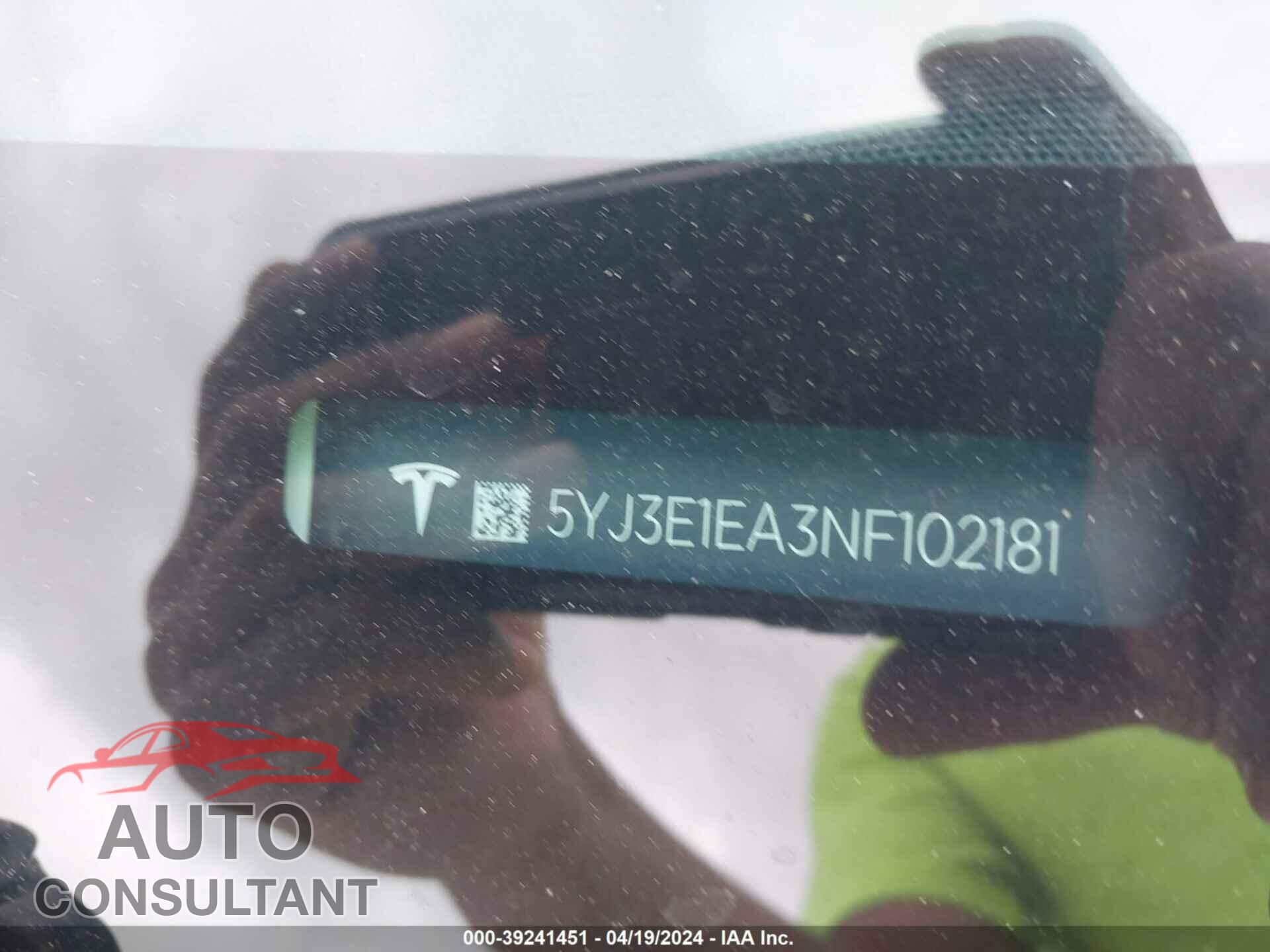TESLA MODEL 3 2022 - 5YJ3E1EA3NF102181