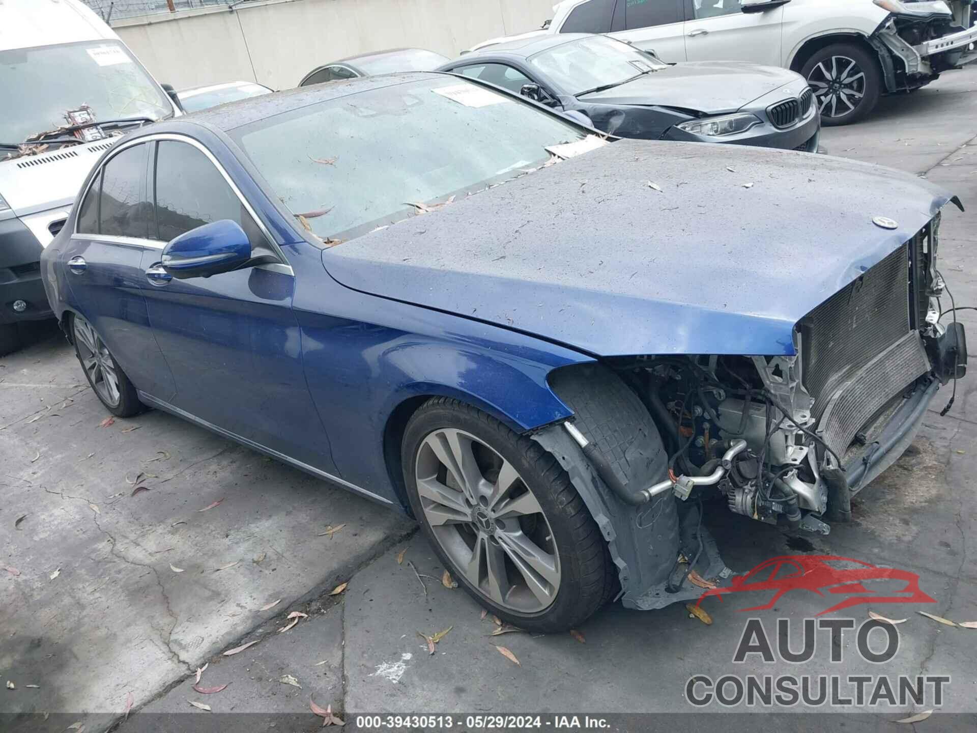 MERCEDES-BENZ C 350E 2018 - 55SWF4HB2JU259242