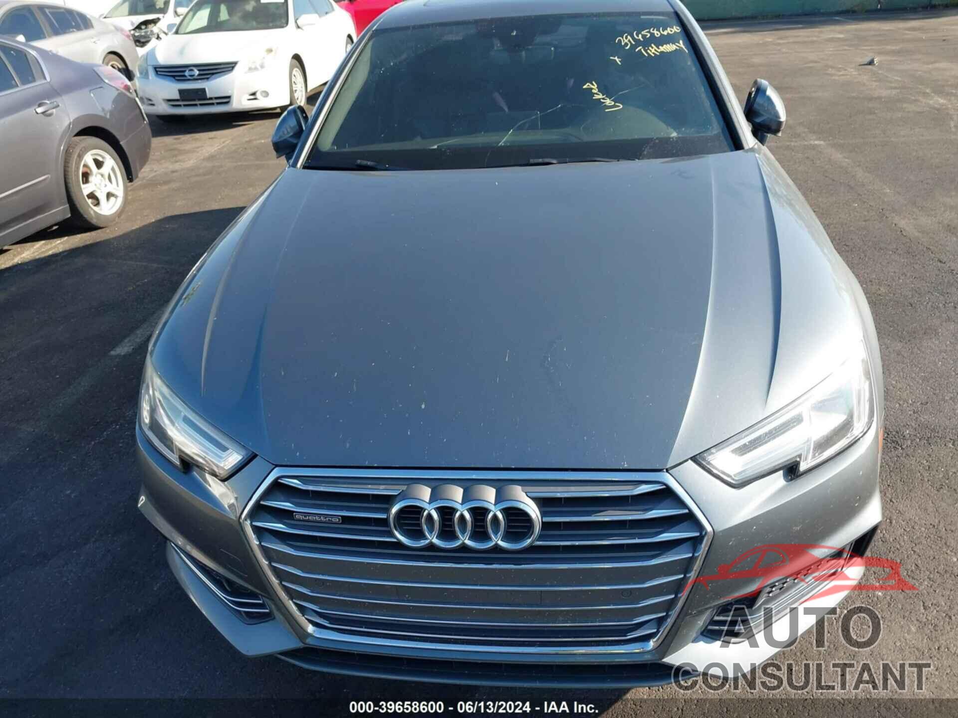 AUDI A4 2017 - WAUENAF4XHN017231