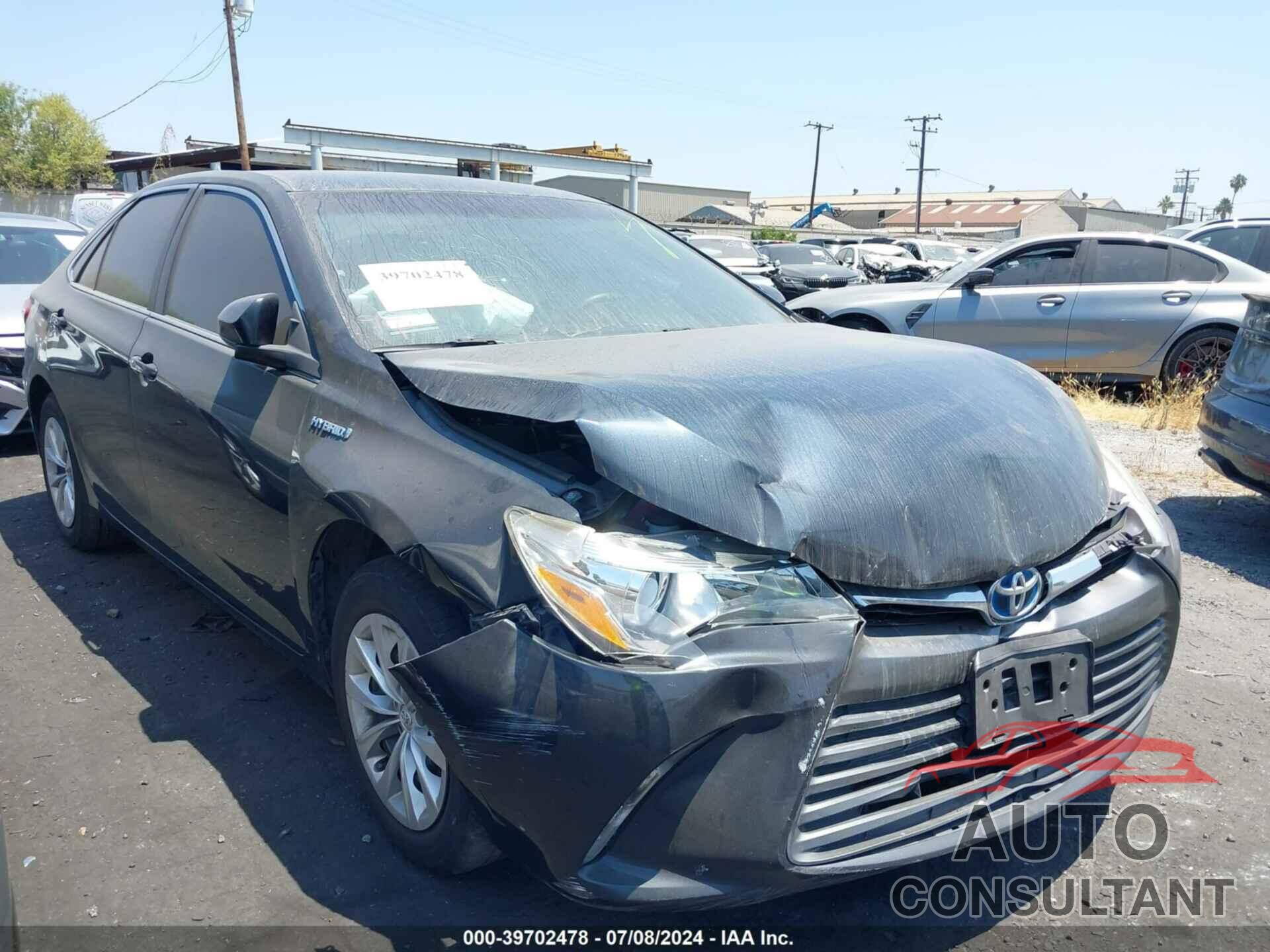 TOYOTA CAMRY HYBRID 2017 - 4T1BD1FK3HU207011