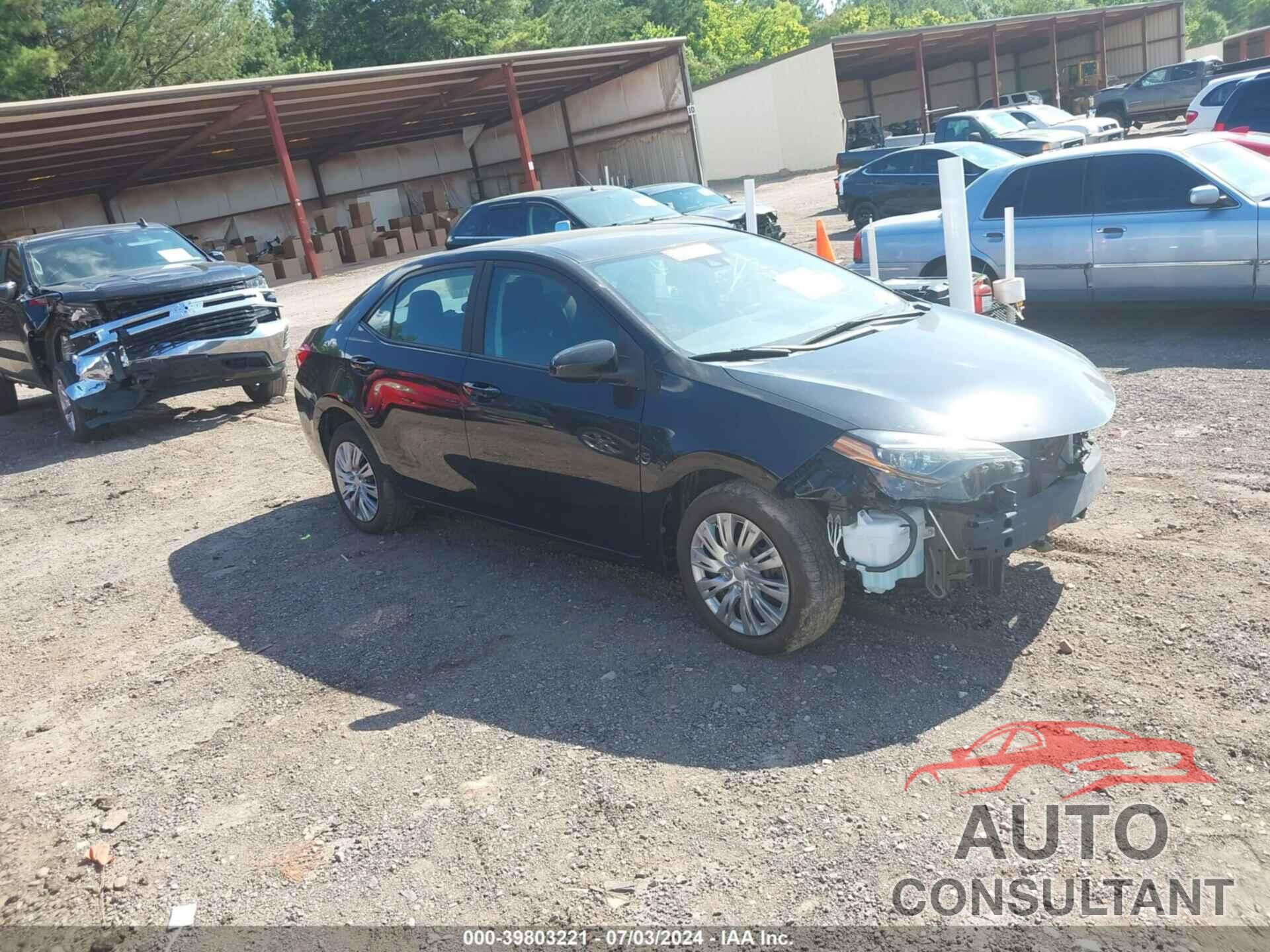 TOYOTA COROLLA 2019 - 5YFBURHE2KP934834