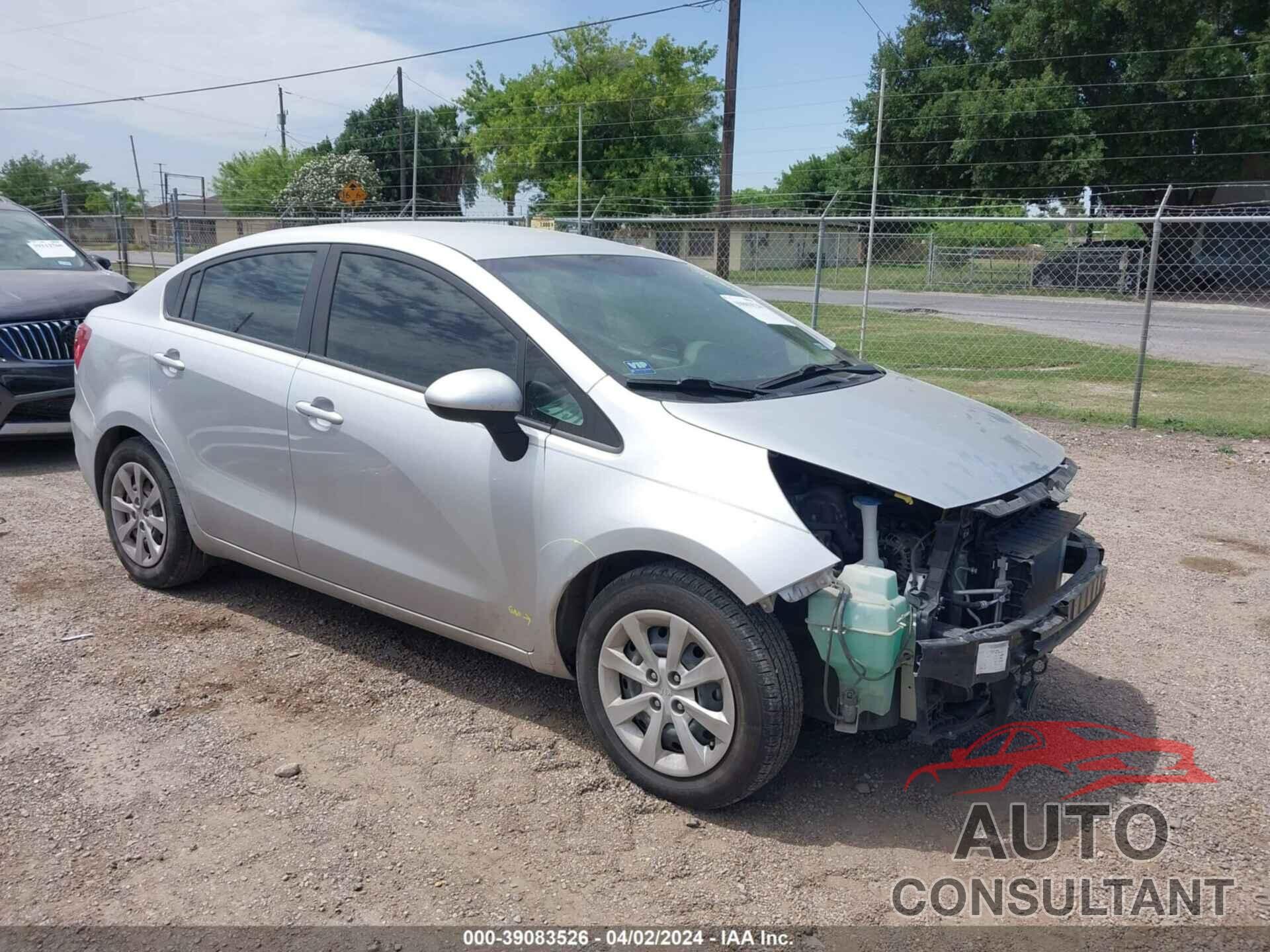 KIA RIO 2017 - KNADM4A32H6098735