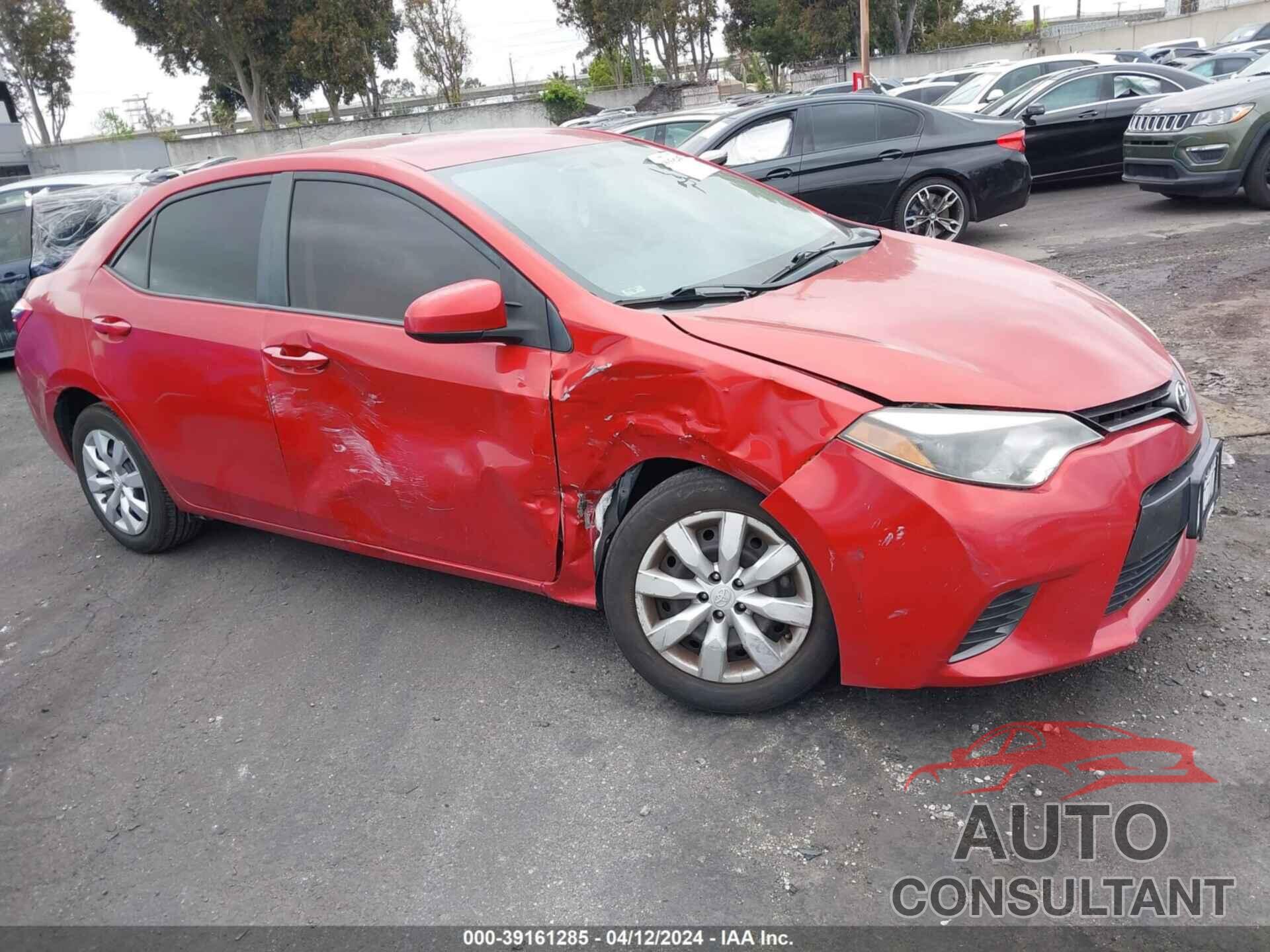 TOYOTA COROLLA 2016 - 5YFBURHE3GP539536