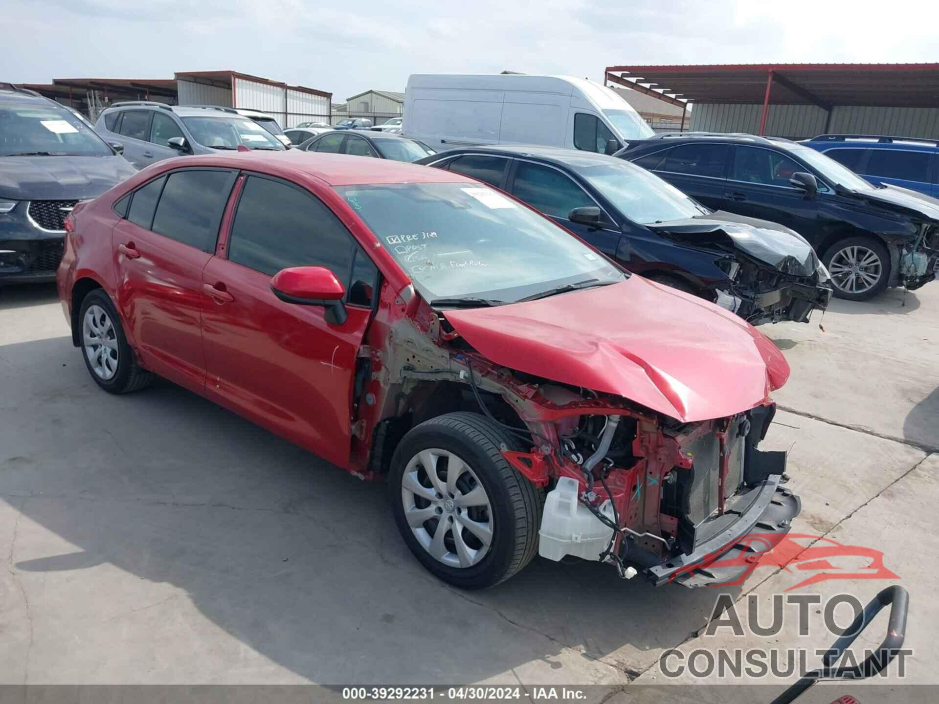 TOYOTA COROLLA 2020 - 5YFEPRAE2LP061991