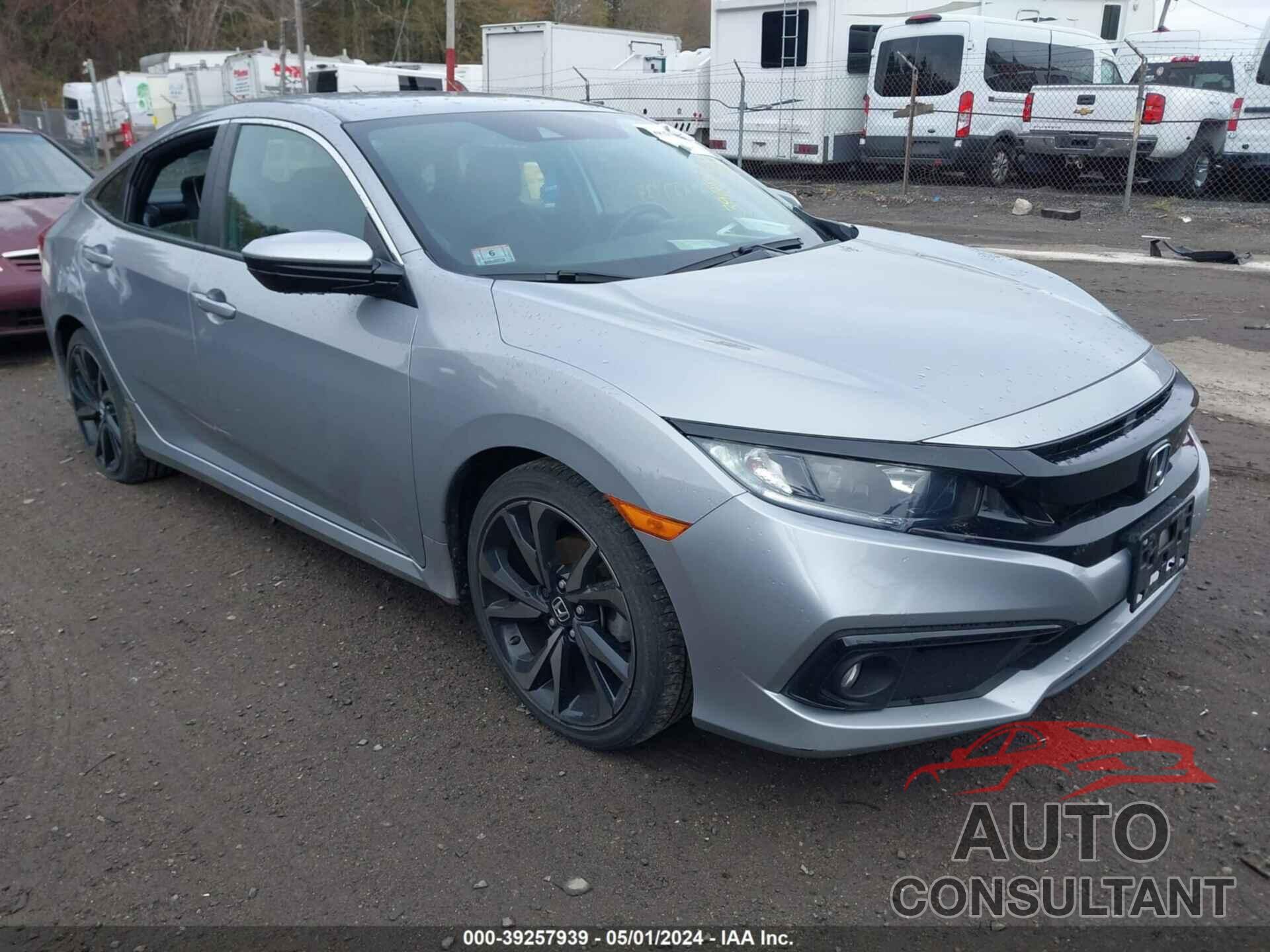 HONDA CIVIC 2019 - 2HGFC2F86KH596807