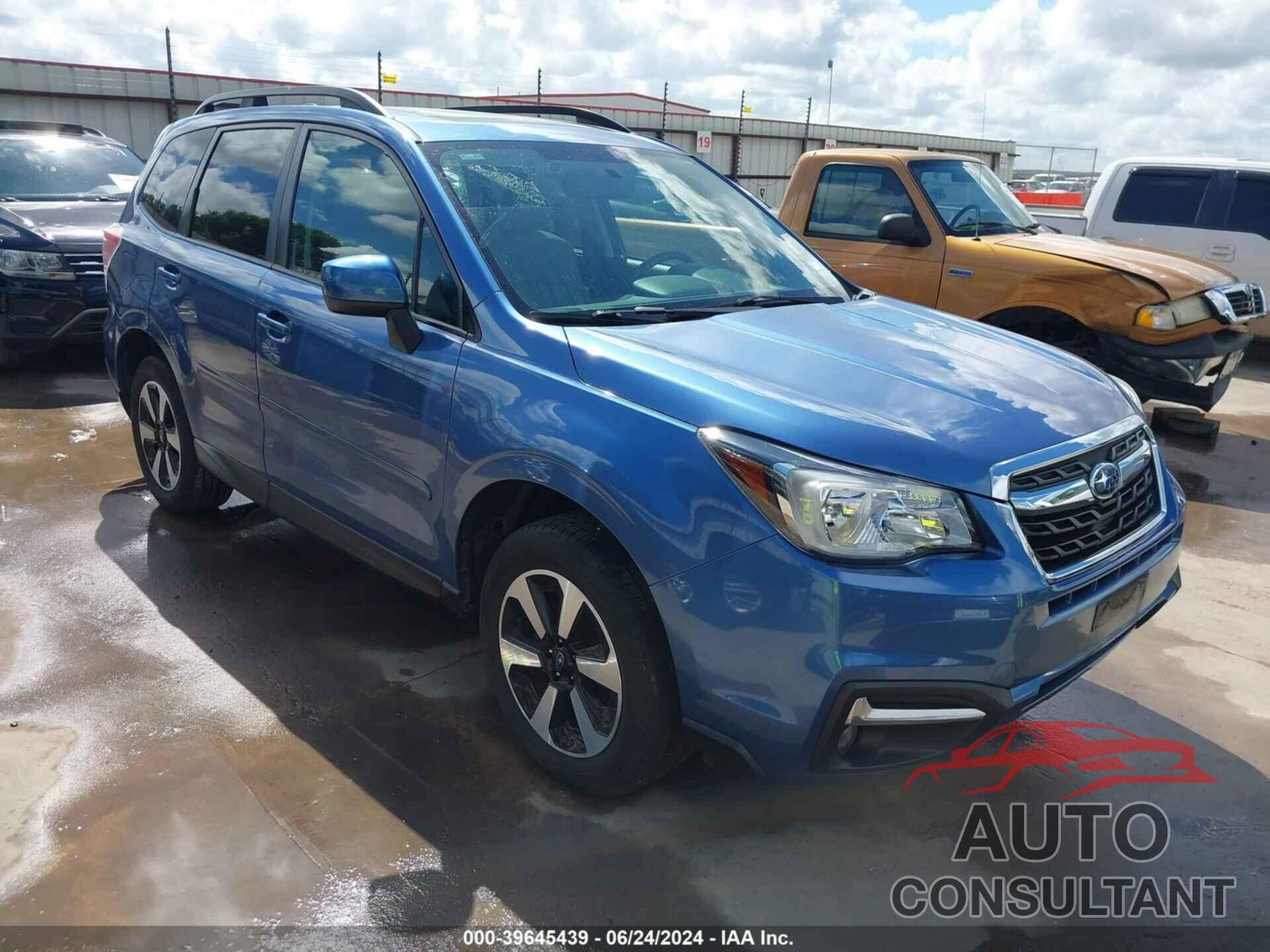 SUBARU FORESTER 2018 - JF2SJAGC8JH482782