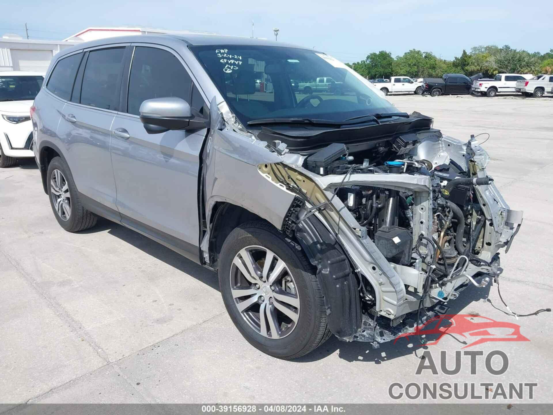 HONDA PILOT 2018 - 5FNYF5H55JB019046