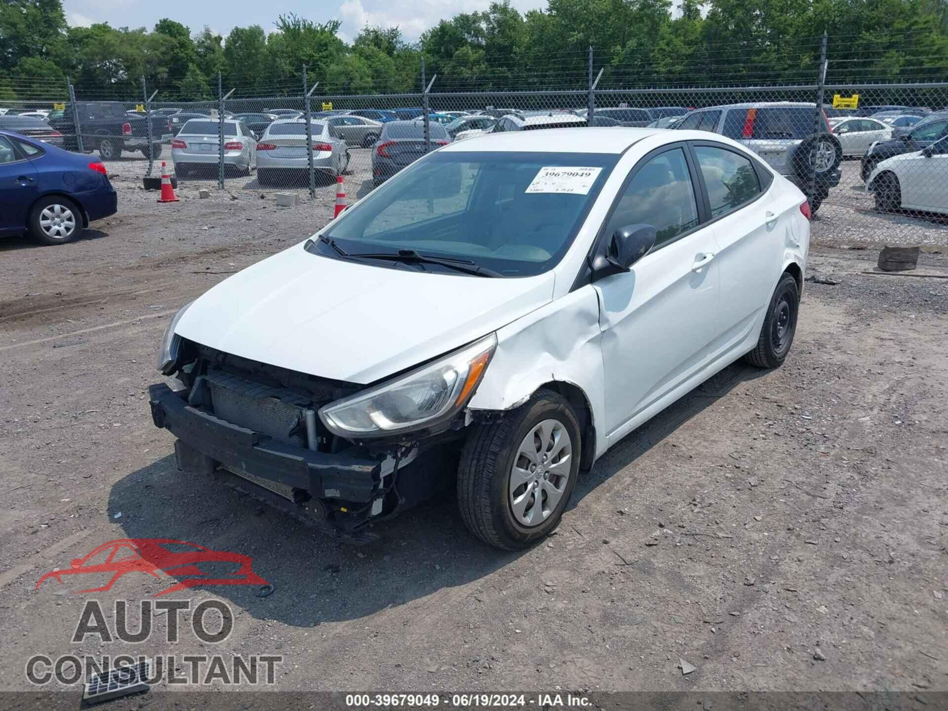 HYUNDAI ACCENT 2016 - KMHCT4AE4GU020028