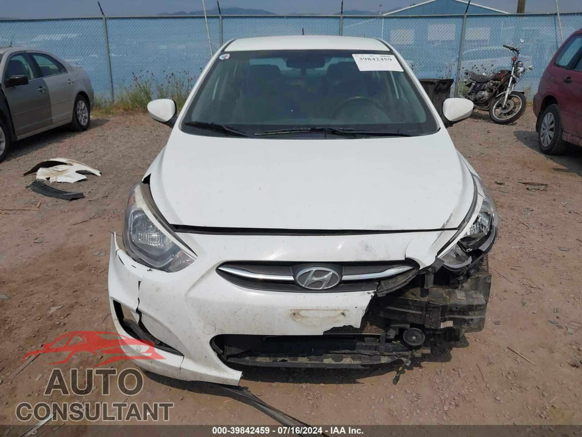 HYUNDAI ACCENT 2016 - KMHCT4AE6GU980077