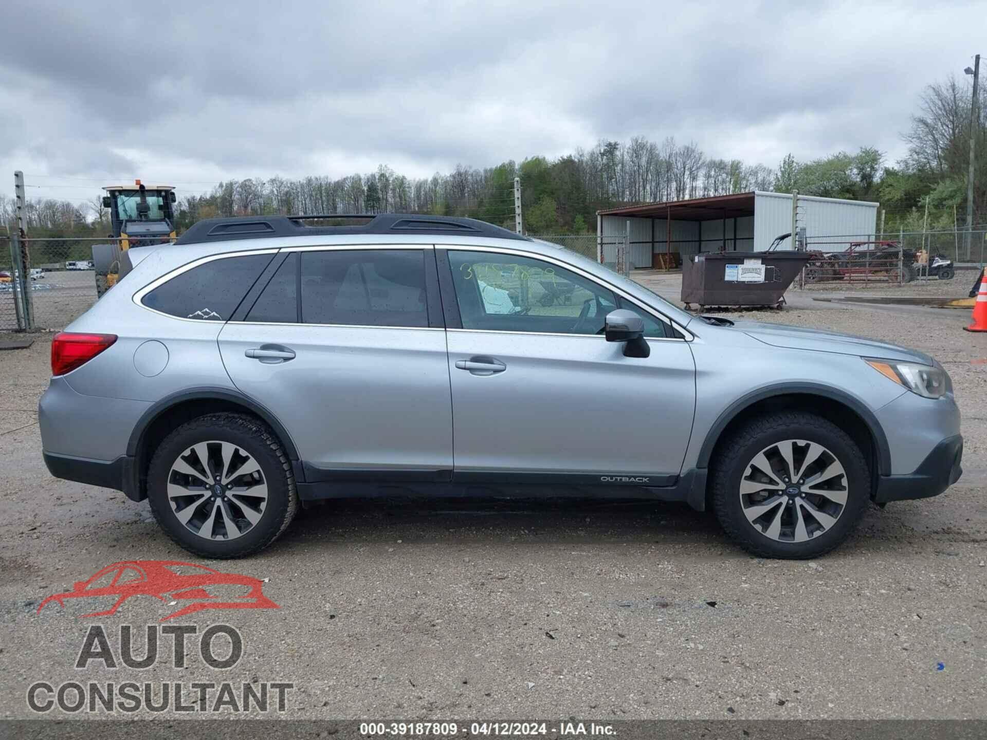 SUBARU OUTBACK 2017 - 4S4BSENC3H3219186