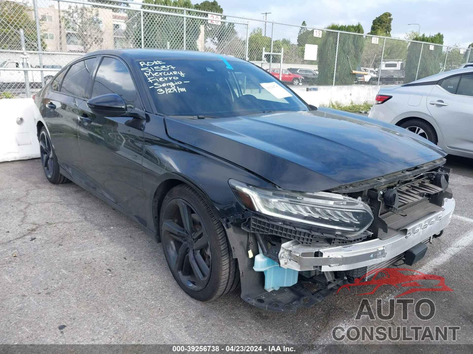 HONDA ACCORD 2021 - 1HGCV1F31MA093277