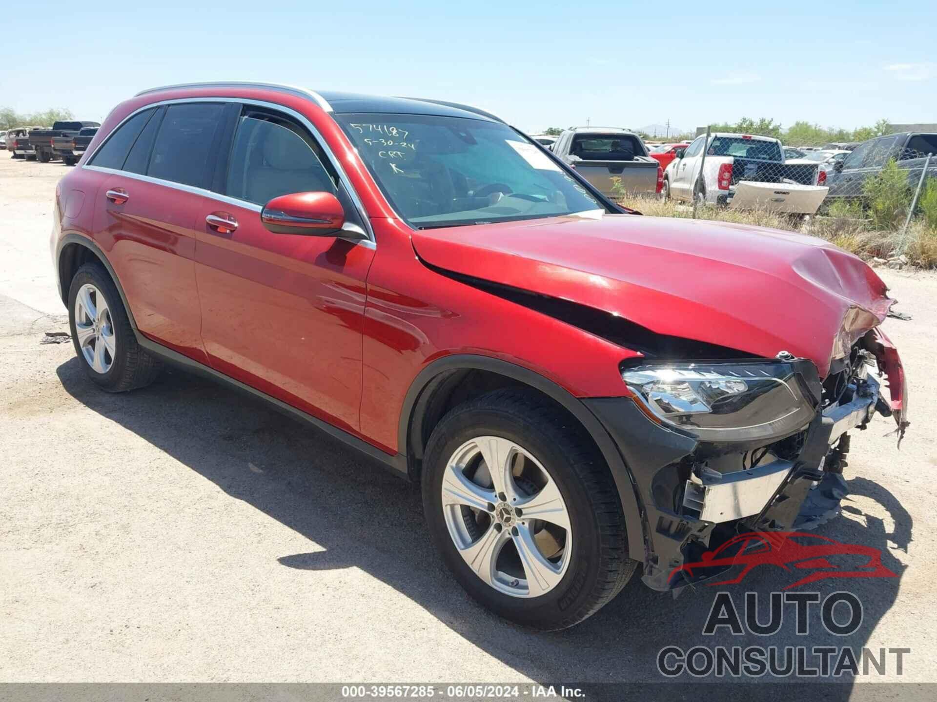 MERCEDES-BENZ GLC 300 2017 - WDC0G4JB4HV009859