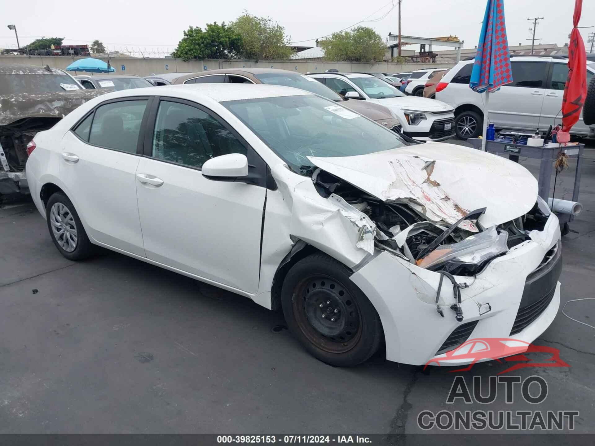 TOYOTA COROLLA 2016 - 5YFBURHE5GP456299