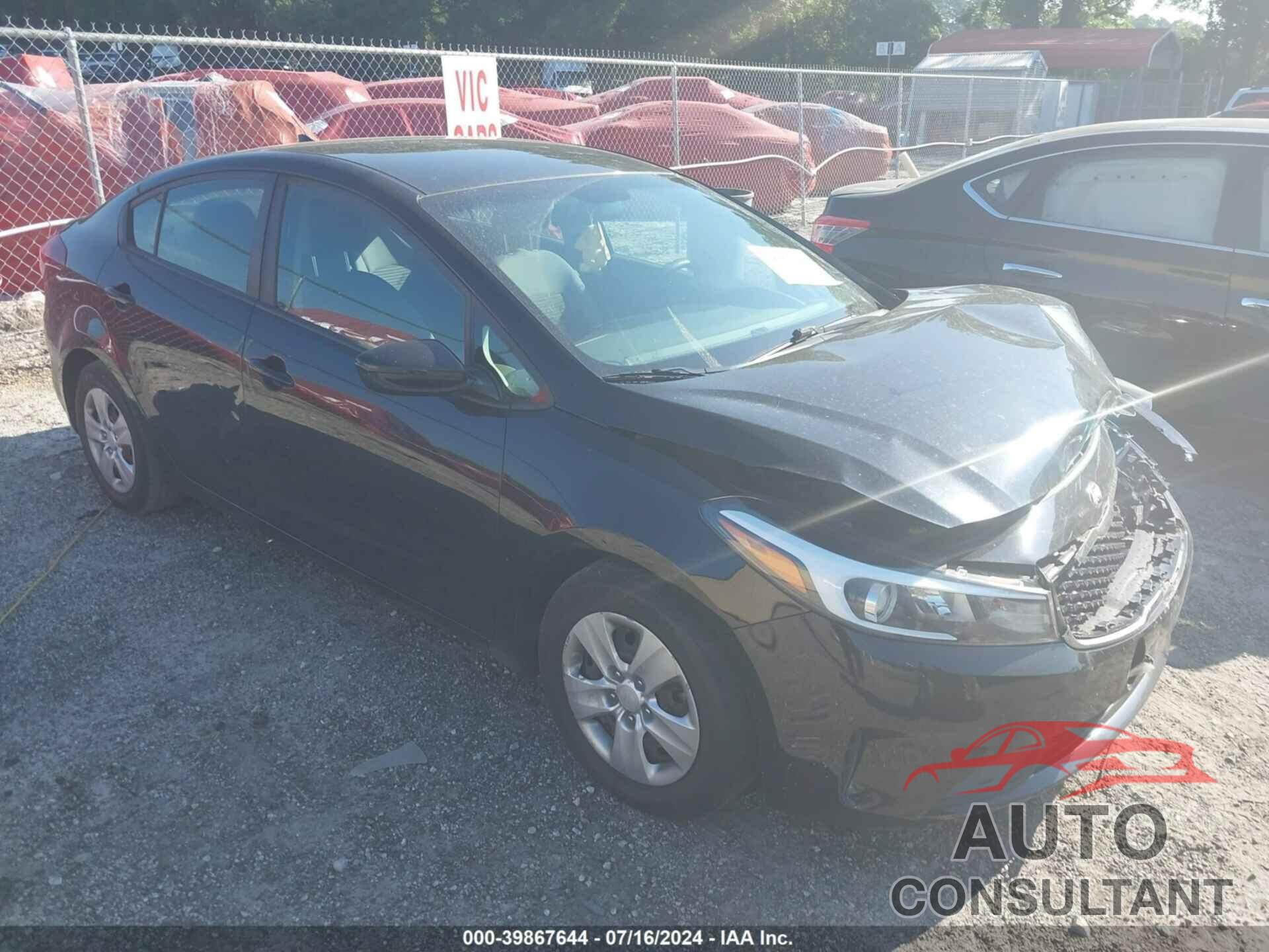 KIA FORTE 2017 - 3KPFL4A75HE083111