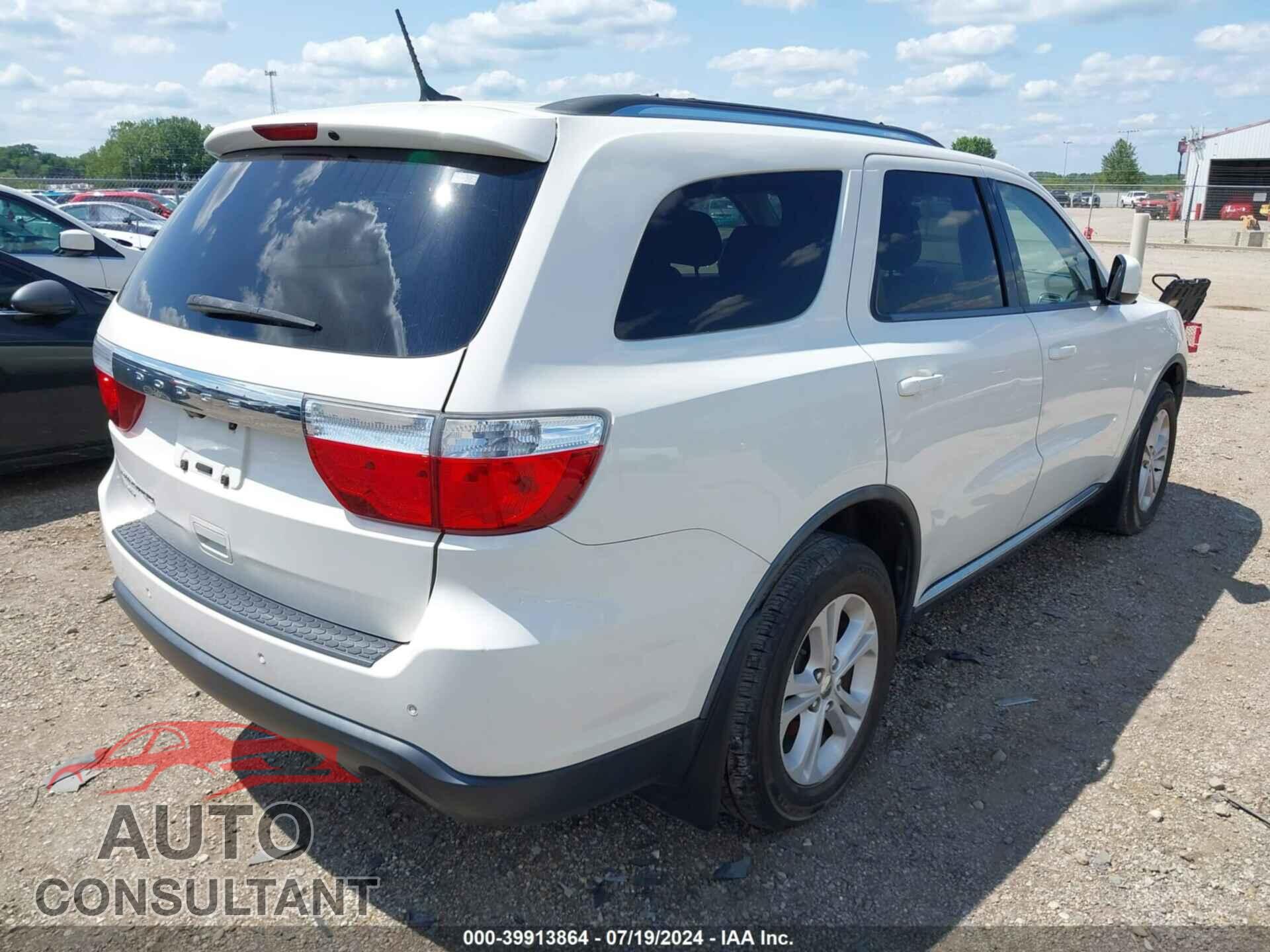 DODGE DURANGO 2011 - 1D4RE2GGXBC733958