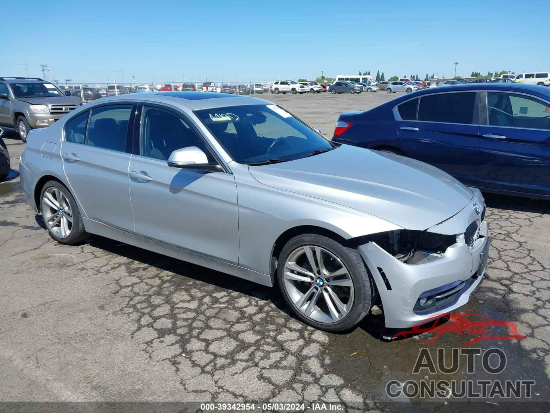 BMW 330I 2017 - WBA8B9G58HNU49134