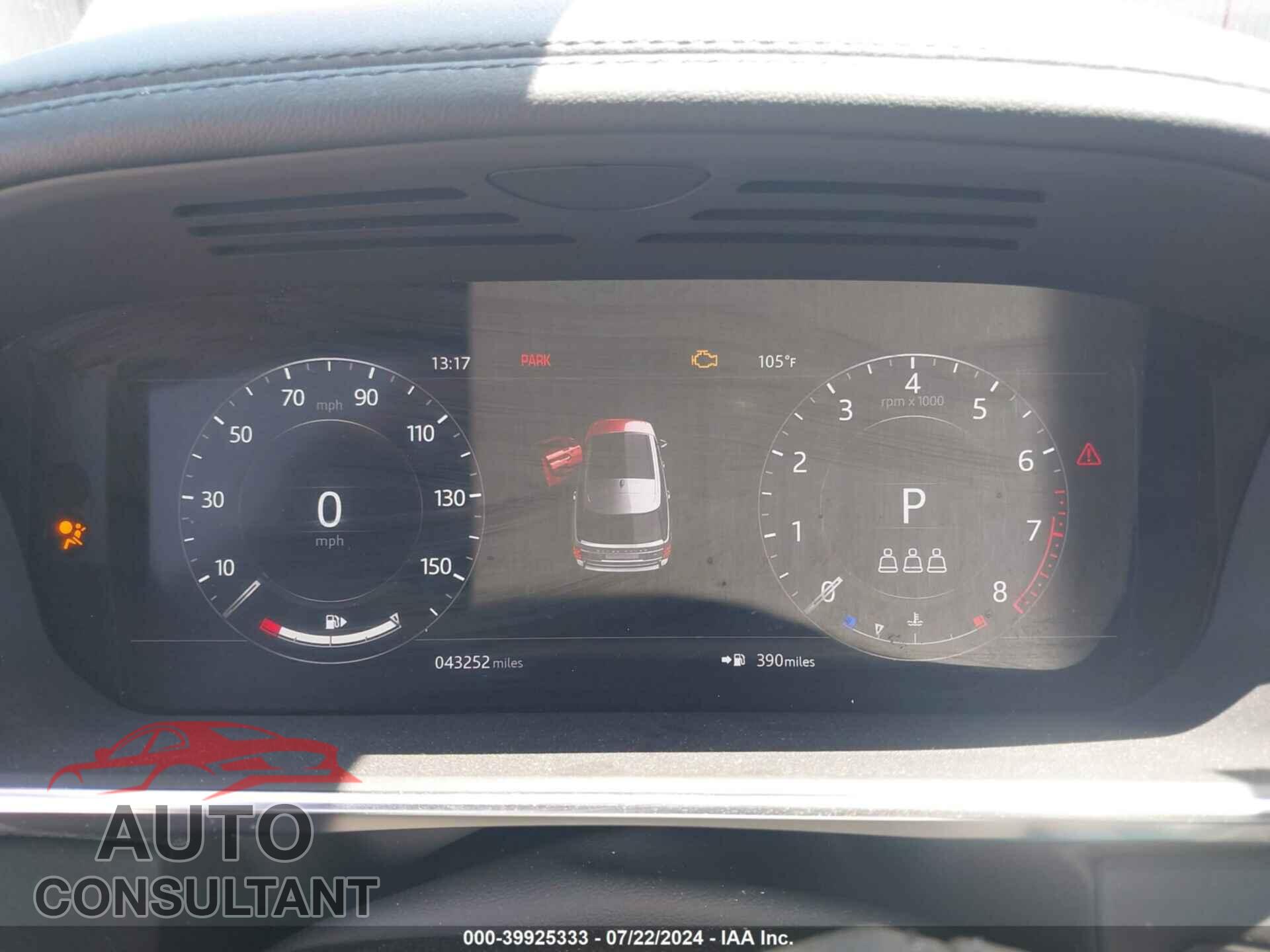 LAND ROVER RANGE ROVER 2020 - SALGS2RU8LA592670