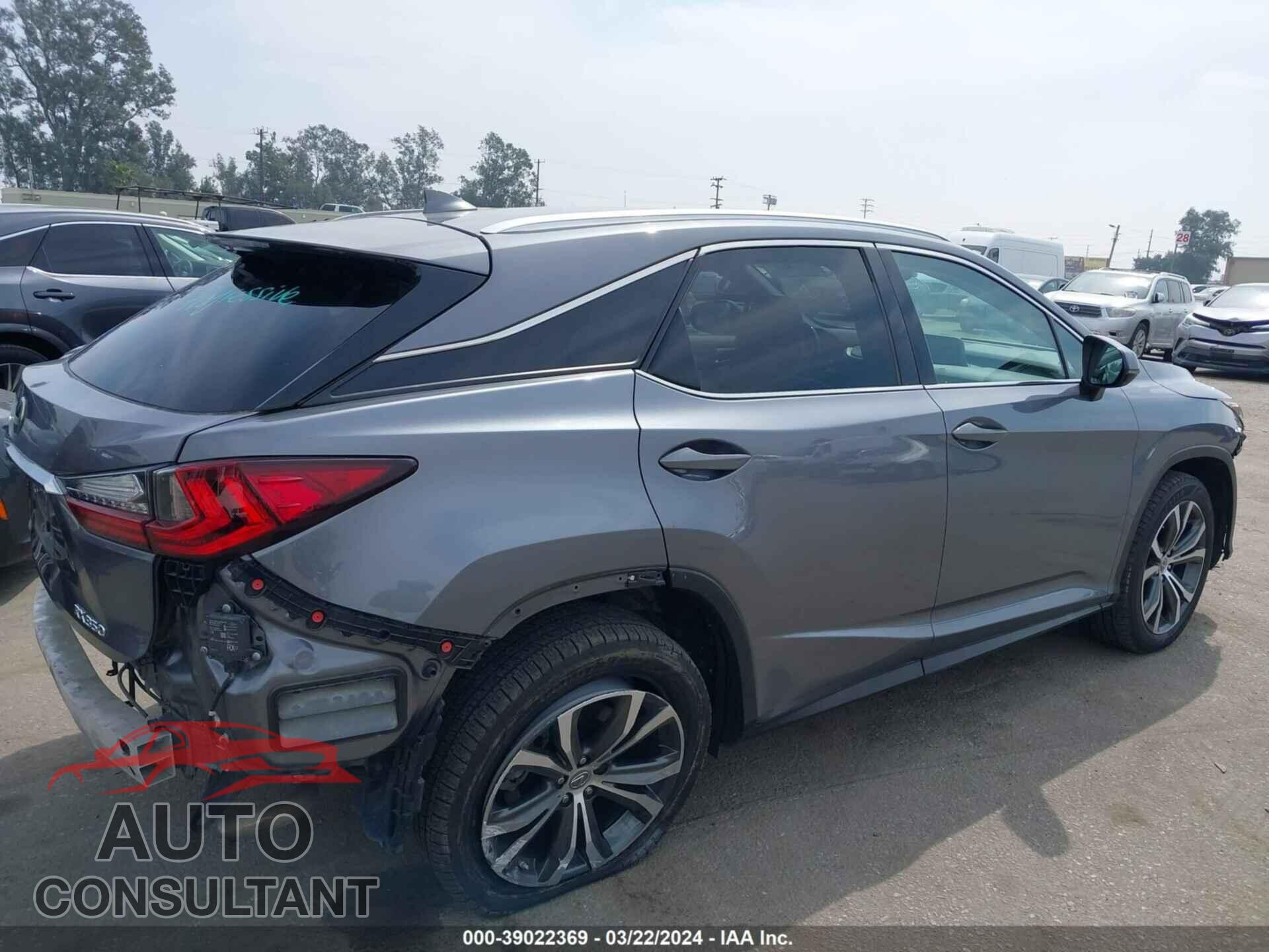 LEXUS RX 2017 - 2T2ZZMCA1HC084187