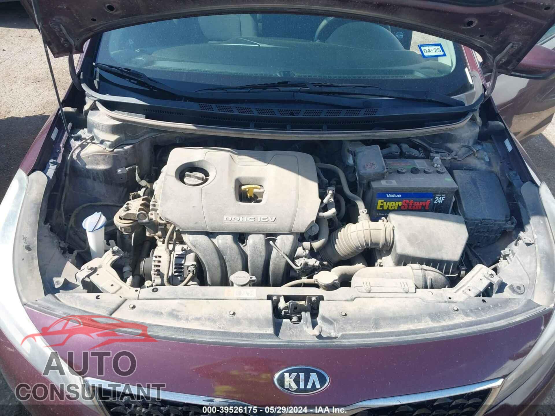 KIA FORTE 2017 - 3KPFL4A77HE046674