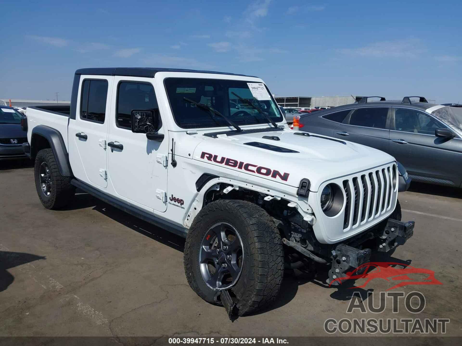 JEEP GLADIATOR 2021 - 1C6JJTBG9ML592247