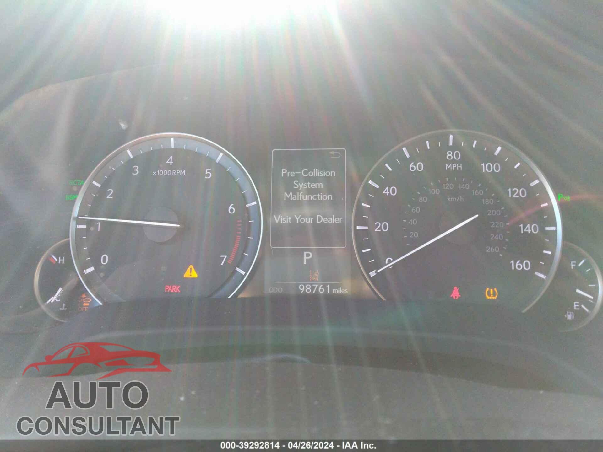 LEXUS RX 350 2017 - 2T2BZMCA0HC103541