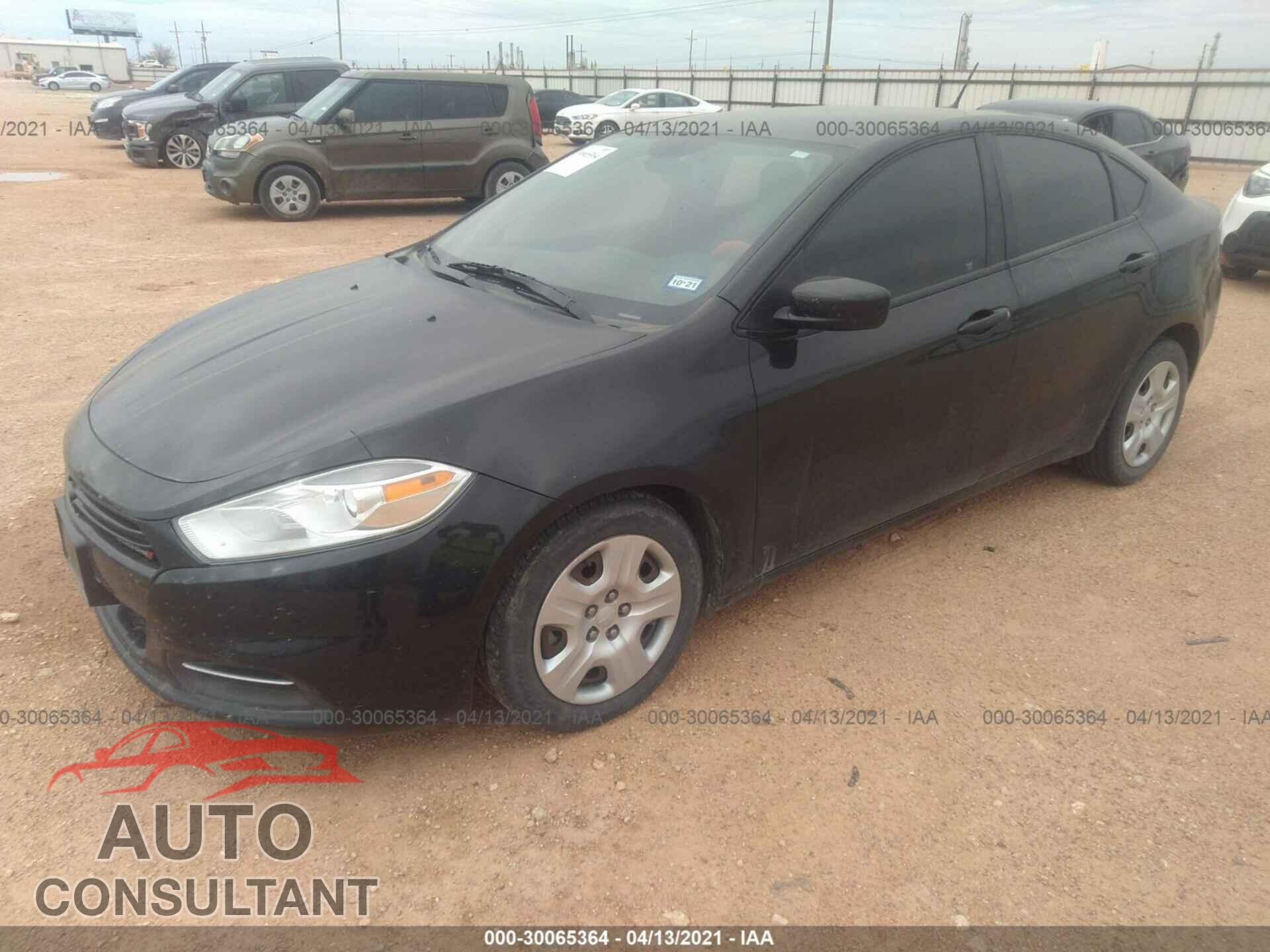 DODGE DART 2016 - 1C3CDFAA9GD503741